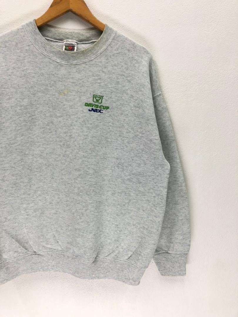 Fruit Of The Loom × Sports Specialties × Vintage Vintage Davis Cup By Cev Sweatshirt Size US M / EU 48-50 / 2 - 4 Thumbnail