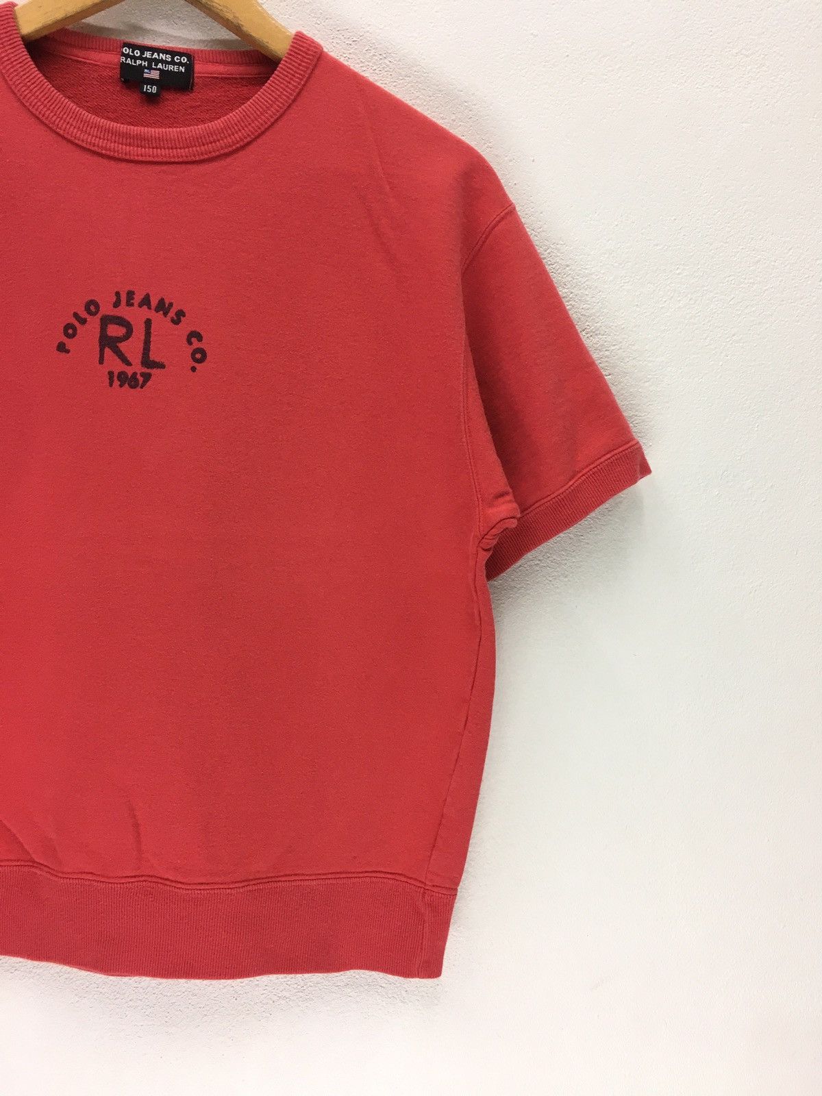 Polo Ralph Lauren × Vintage Vintage Polo Jeans Ralph Lauren Short Sleeve Sweatshirt Size US XS / EU 42 / 0 - 4 Thumbnail
