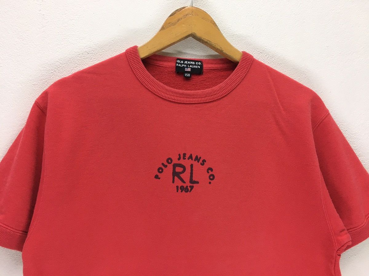 Polo Ralph Lauren × Vintage Vintage Polo Jeans Ralph Lauren Short Sleeve Sweatshirt Size US XS / EU 42 / 0 - 2 Thumbnail