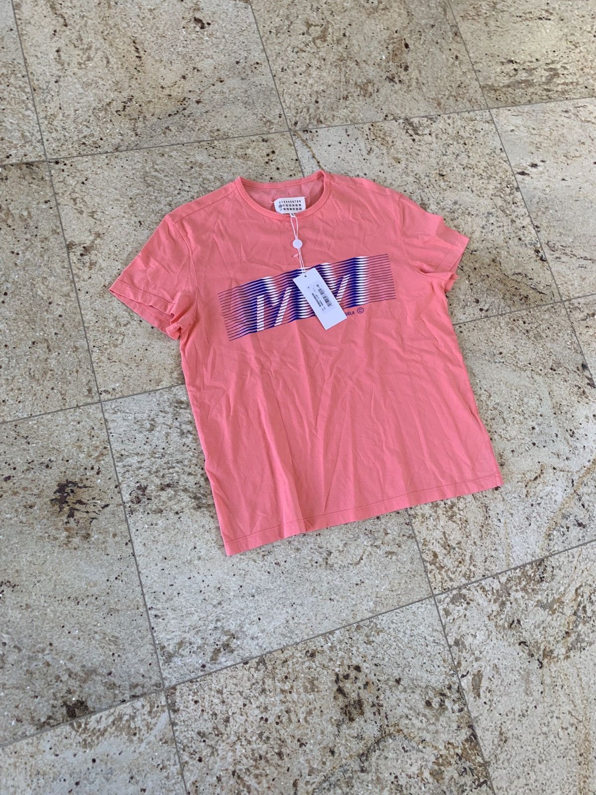 Maison Margiela Logo Tee, SS in Pink Size US S / EU 44-46 / 1 - 4 Thumbnail