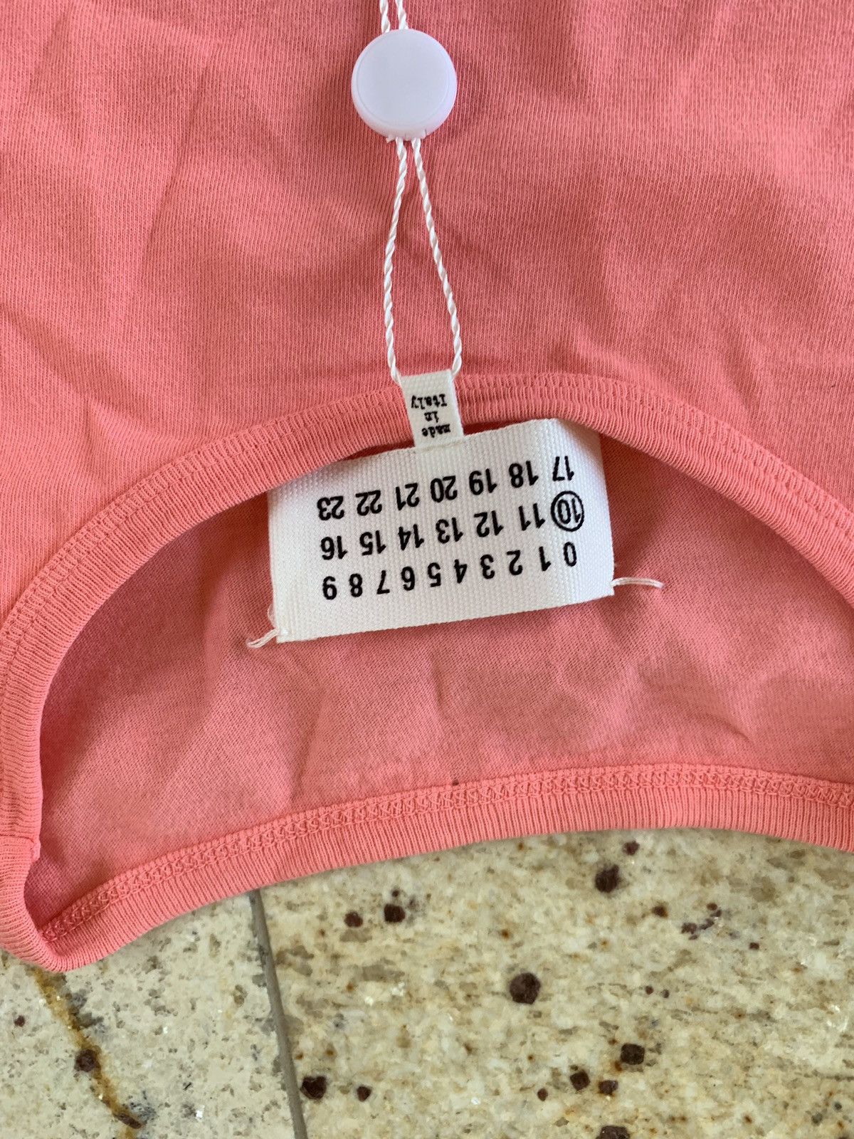 Maison Margiela Logo Tee, SS in Pink Size US S / EU 44-46 / 1 - 5 Thumbnail