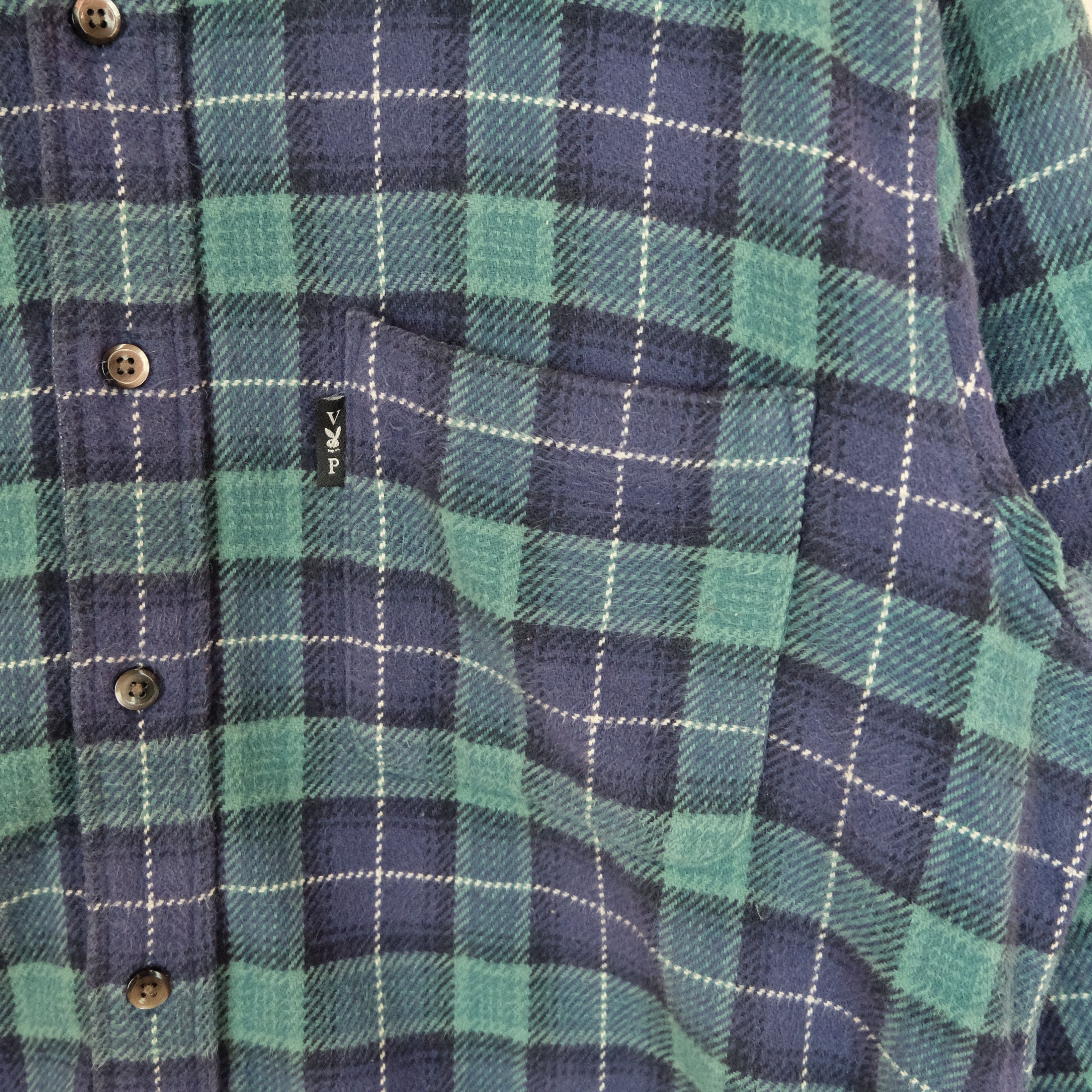 Playboy PLAYBOY Button Up Shirt Flannel Cowboy Country Style Size US L / EU 52-54 / 3 - 5 Thumbnail