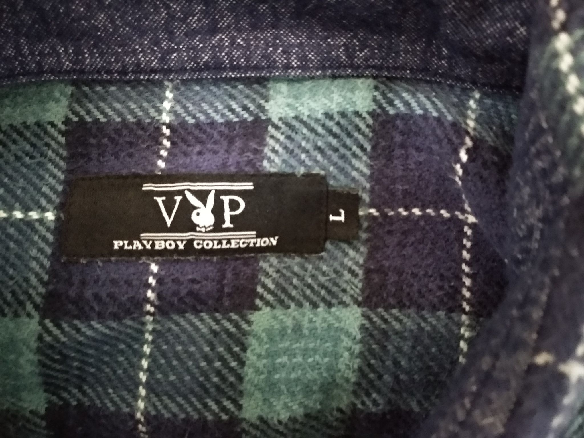Playboy PLAYBOY Button Up Shirt Flannel Cowboy Country Style Size US L / EU 52-54 / 3 - 10 Thumbnail