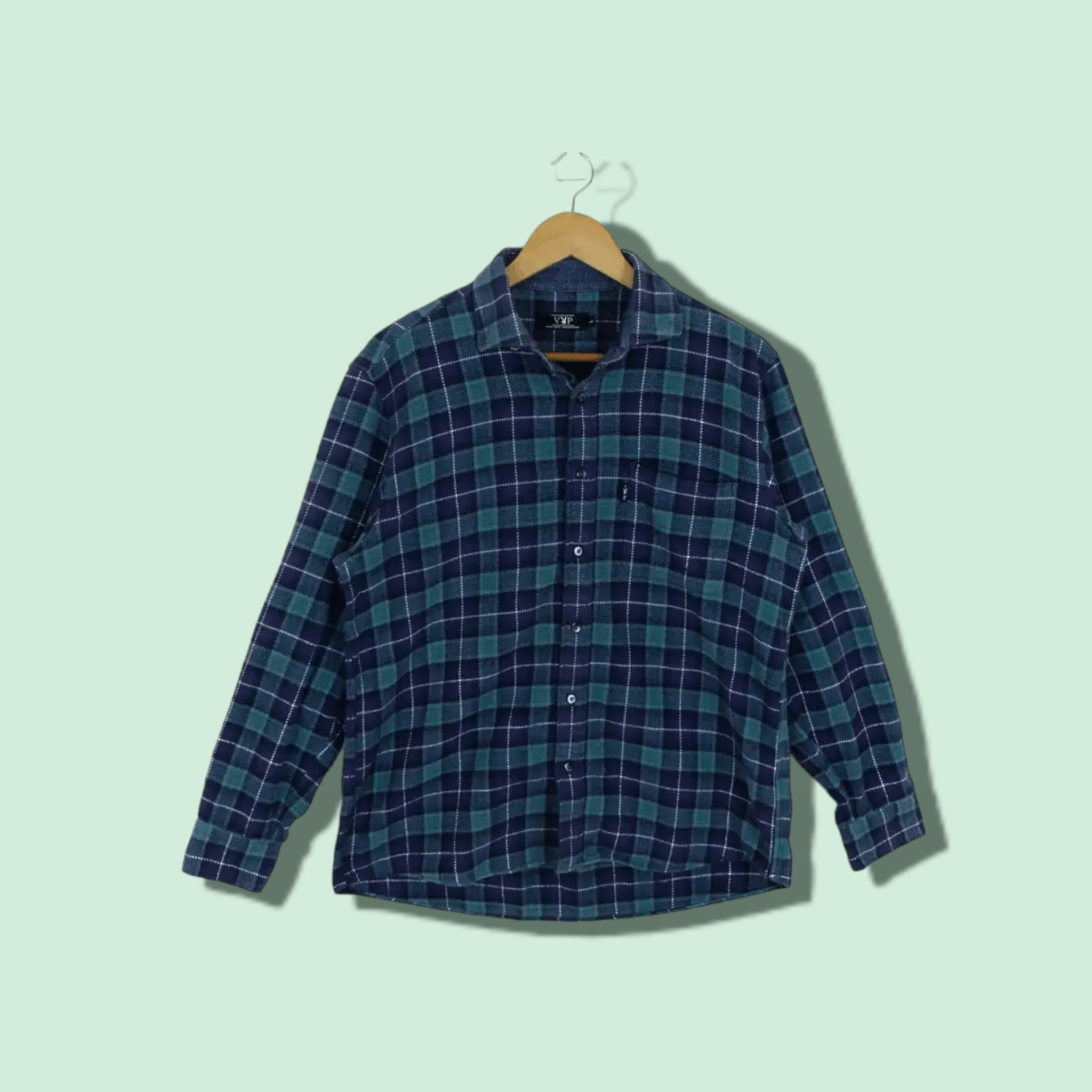 Playboy PLAYBOY Button Up Shirt Flannel Cowboy Country Style Size US L / EU 52-54 / 3 - 1 Thumbnail