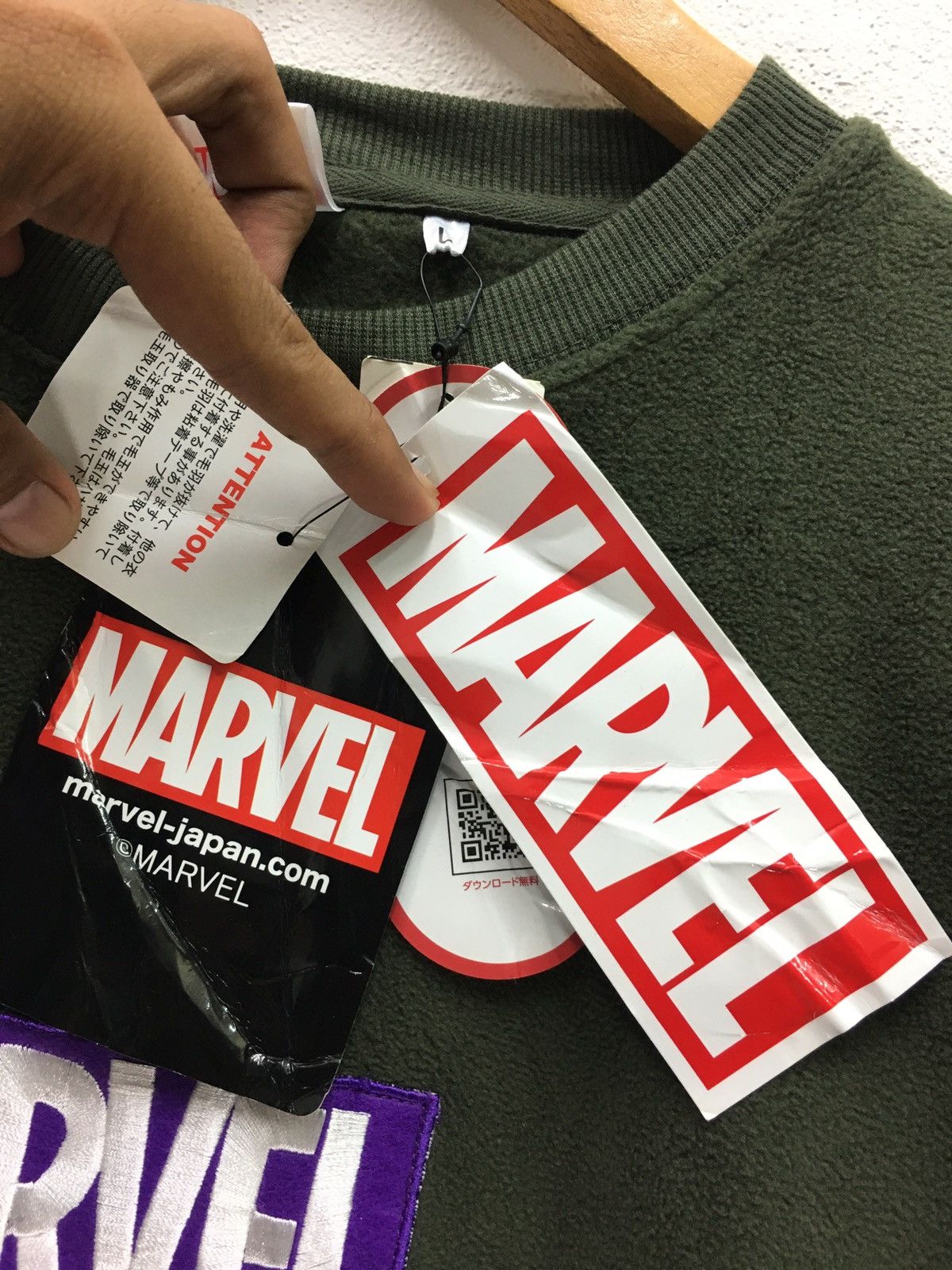 Marvel Comics × Vintage NWT Vintage Marvel Superhero Sweatshirt Size US M / EU 48-50 / 2 - 4 Thumbnail