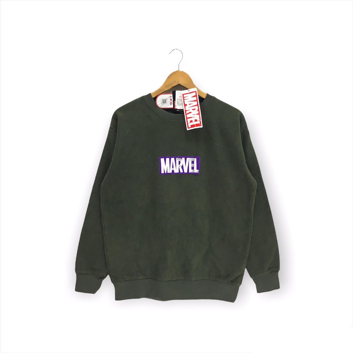 Marvel Comics × Vintage NWT Vintage Marvel Superhero Sweatshirt Size US M / EU 48-50 / 2 - 1 Thumbnail