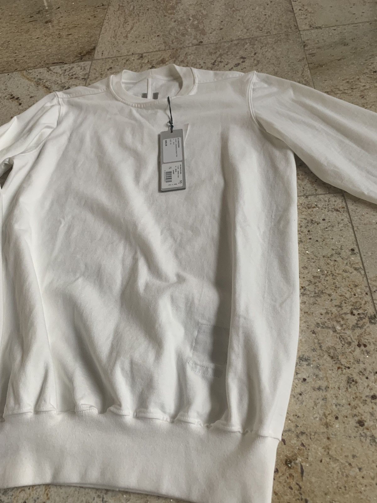 Rick Owens Drkshdw SS19 -RIG Crewneck Sweater in Milk Size US XS / EU 42 / 0 - 8 Thumbnail