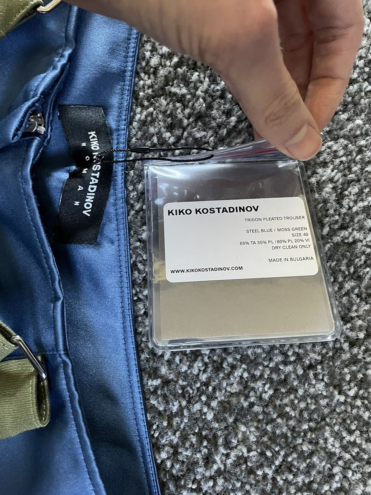 Kiko Kostadinov Kiko Kostadinov AW20 Trigon Pleated Trouser Size 30" / US 8 / IT 44 - 7 Thumbnail