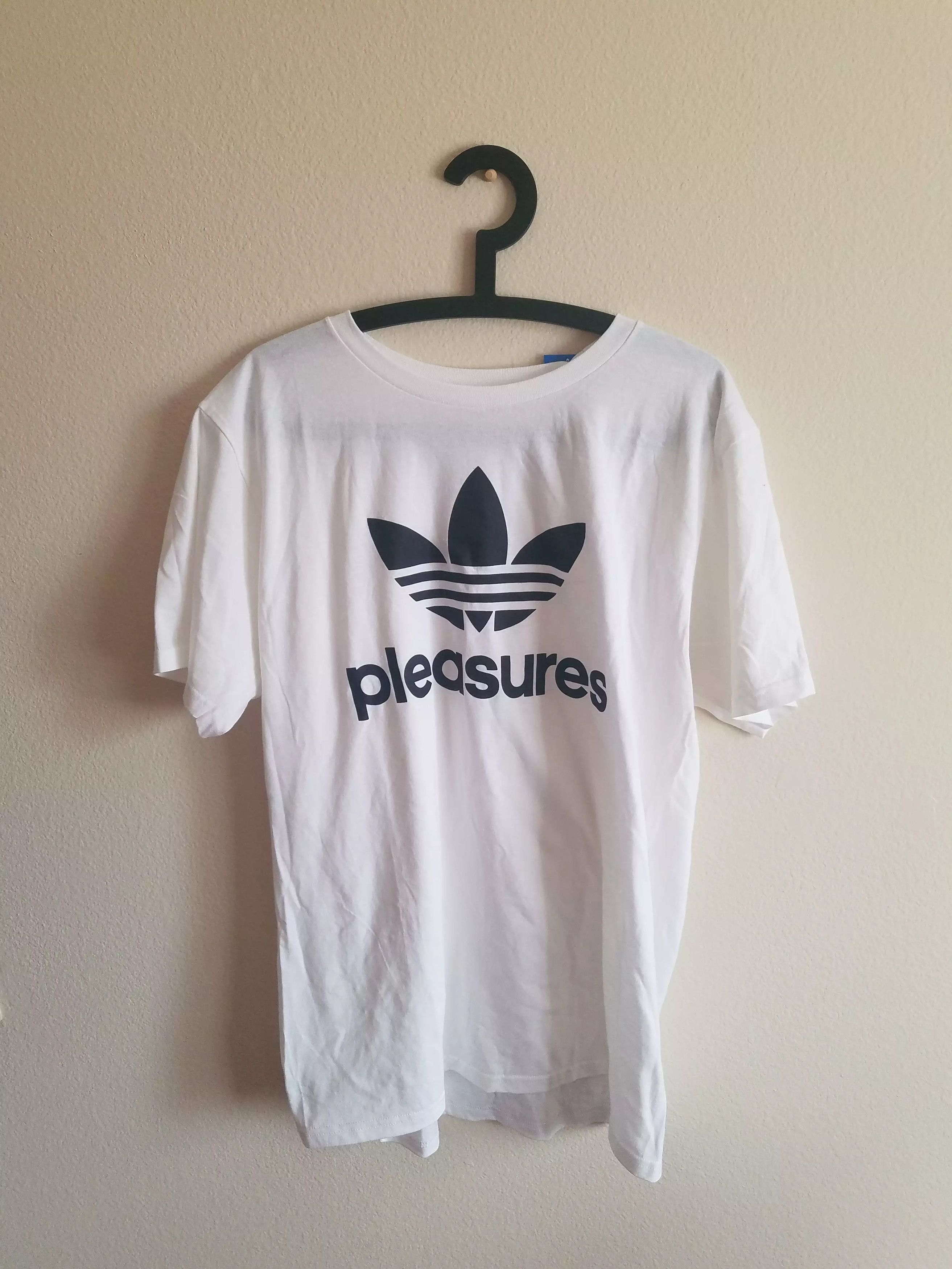 pleasures x adidas