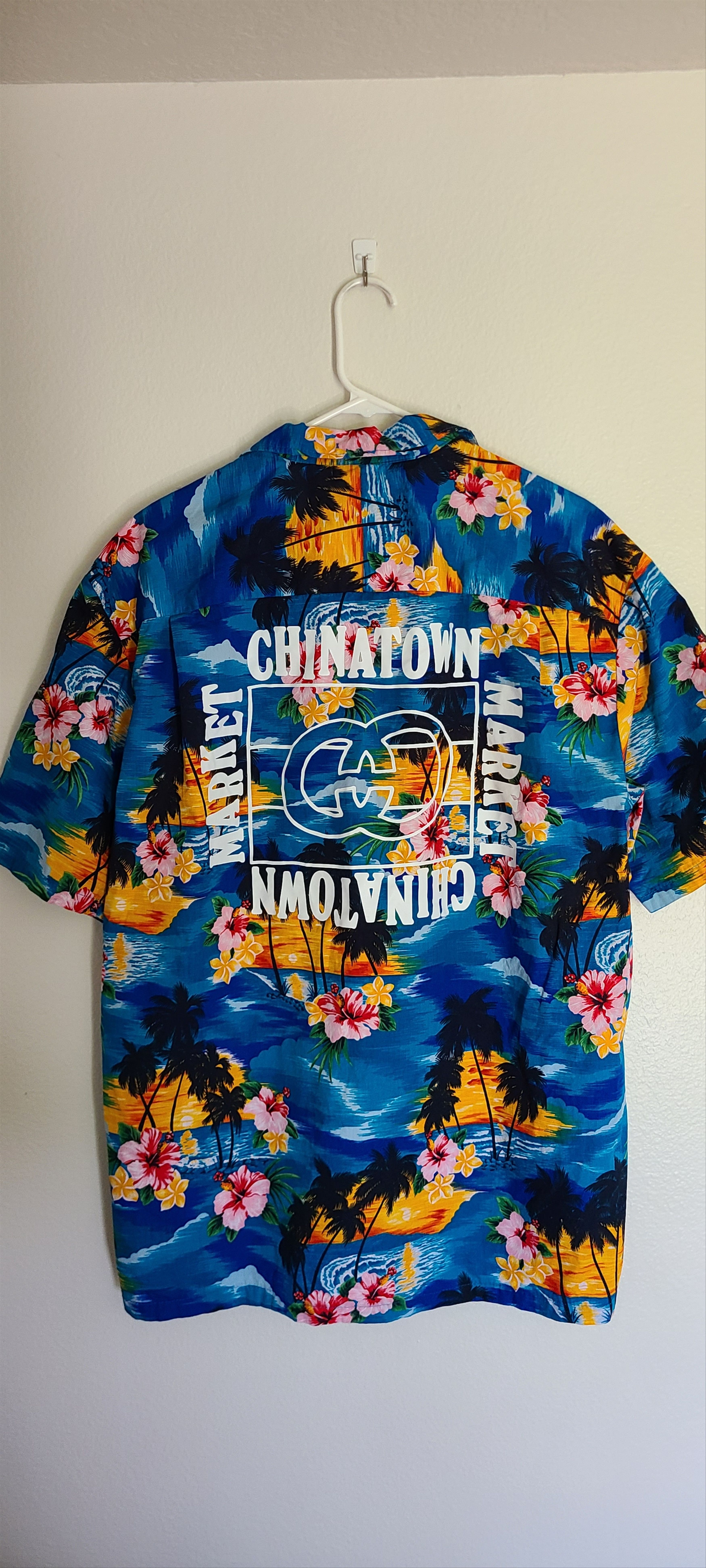 Market × Vintage OUTLINE HAWAIIAN SHIRT Size US XL / EU 56 / 4 - 1 Thumbnail