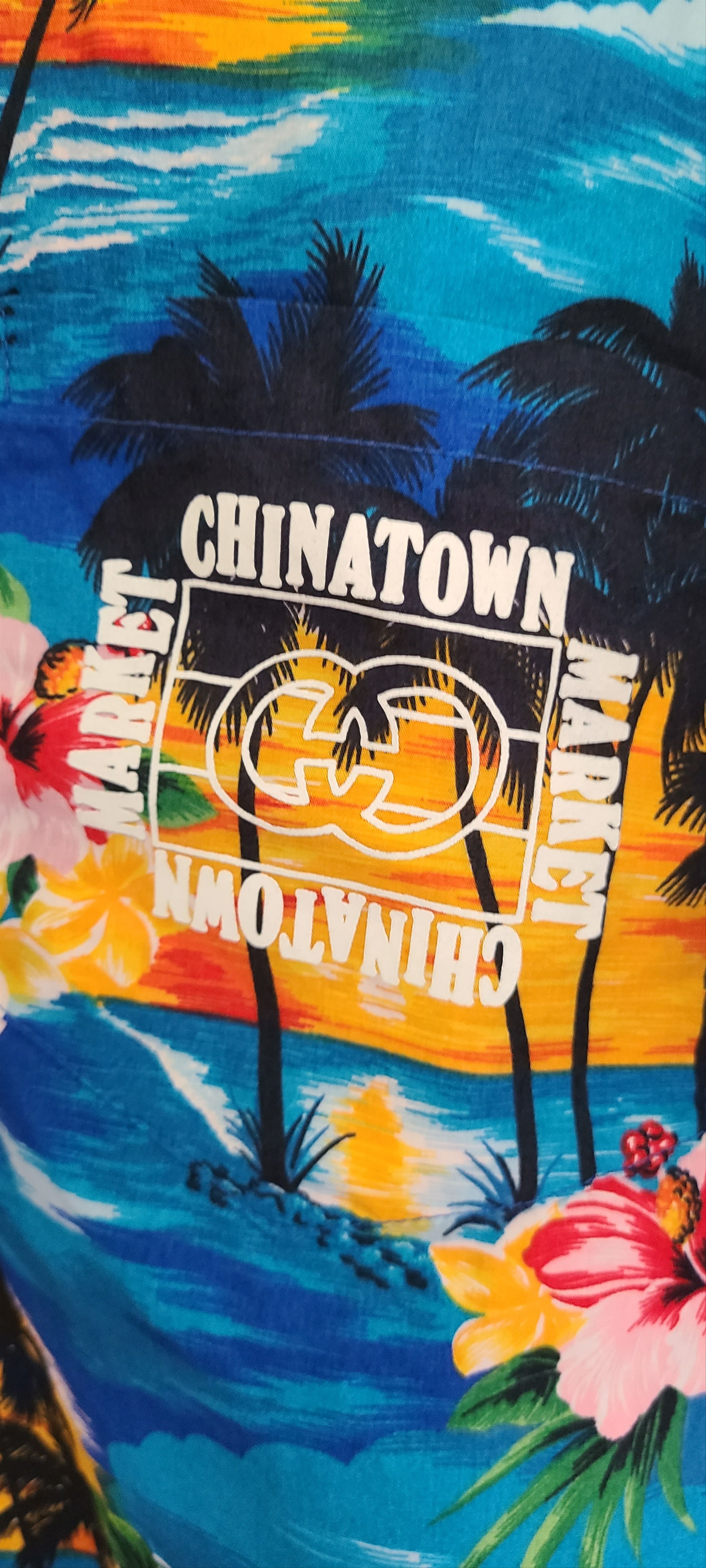 Market × Vintage OUTLINE HAWAIIAN SHIRT Size US XL / EU 56 / 4 - 3 Thumbnail