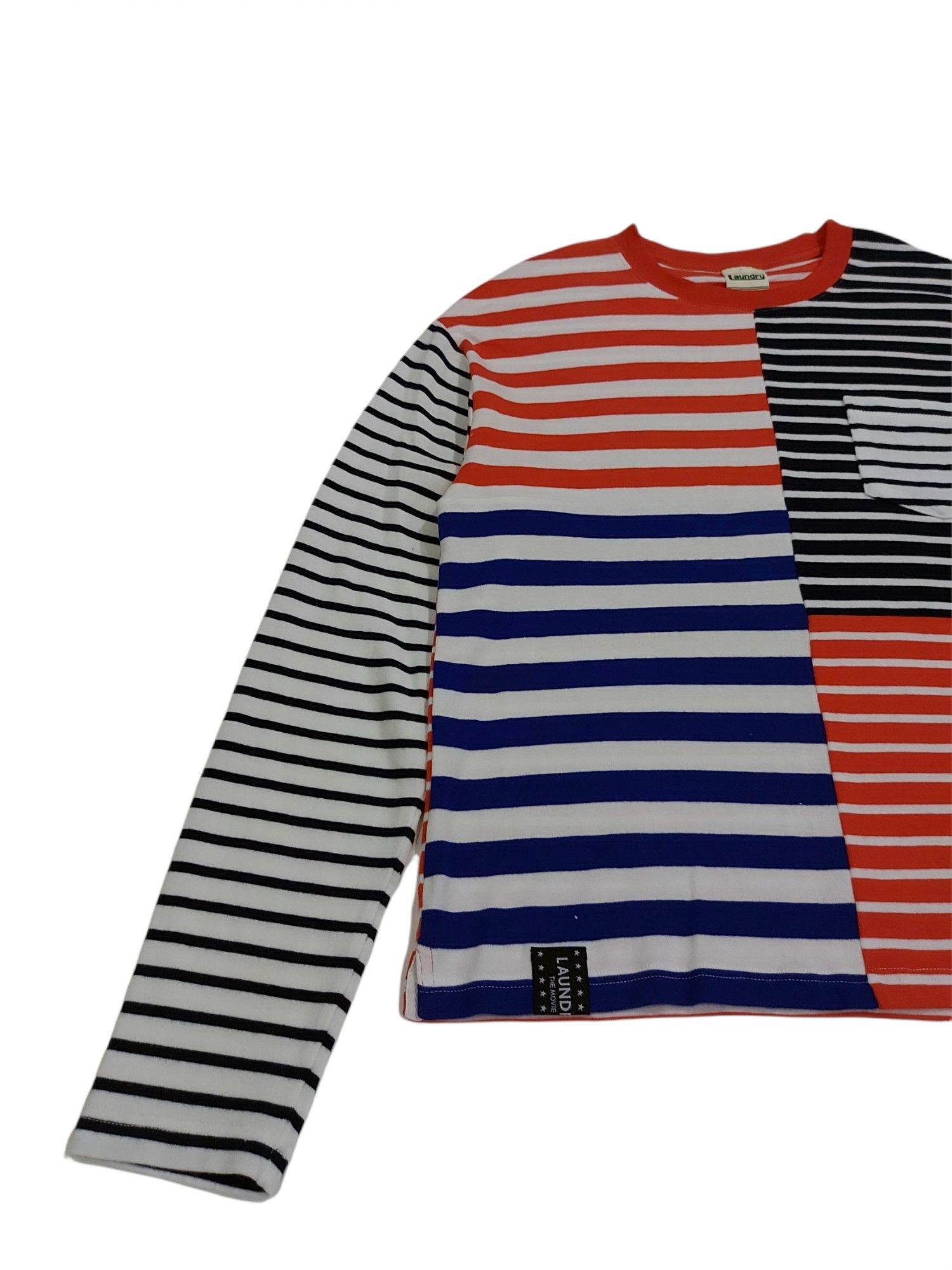 Japanese Brand RARE! LAUNDRY JAPANESE BRAND STRIPED PATCHWORK STYLE Size US S / EU 44-46 / 1 - 4 Thumbnail