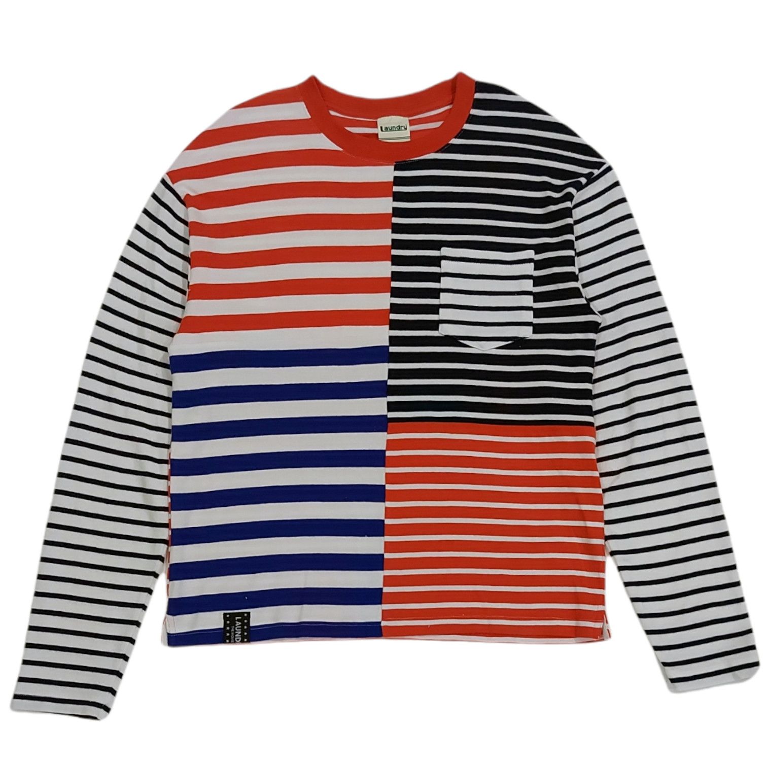 Japanese Brand RARE! LAUNDRY JAPANESE BRAND STRIPED PATCHWORK STYLE Size US S / EU 44-46 / 1 - 1 Thumbnail