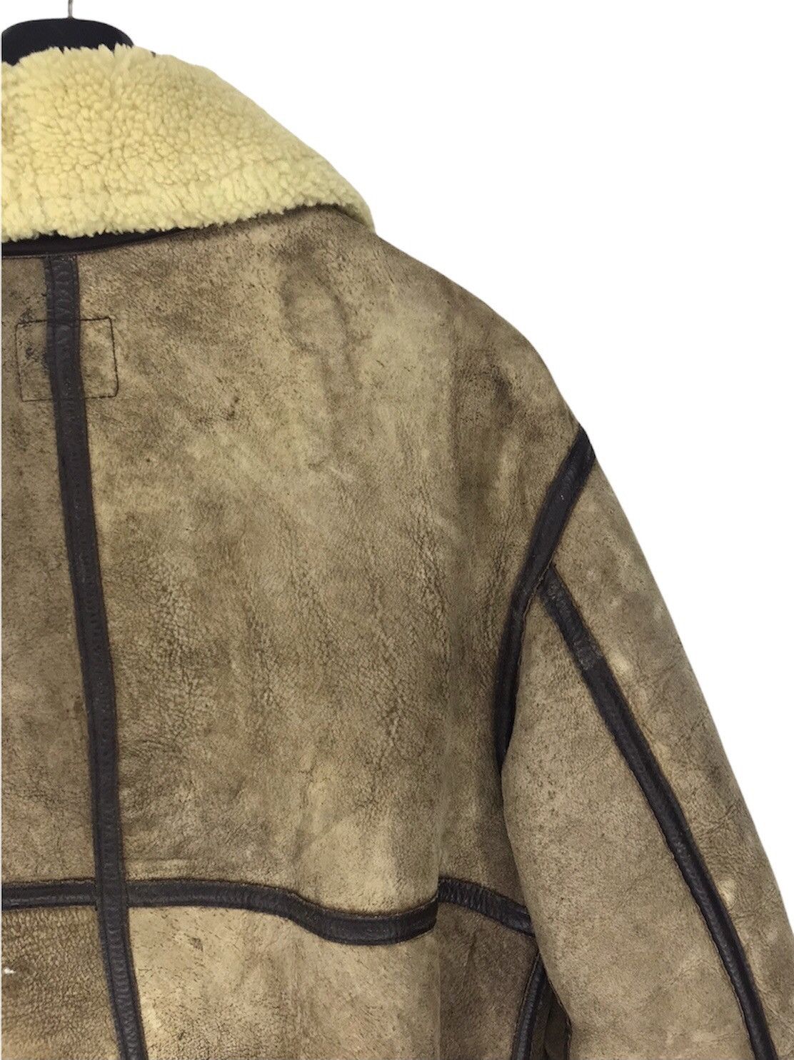 Vintage Vintage B-3 Sheepskins Jacket by Orchard Motorcycle Size US L / EU 52-54 / 3 - 9 Thumbnail