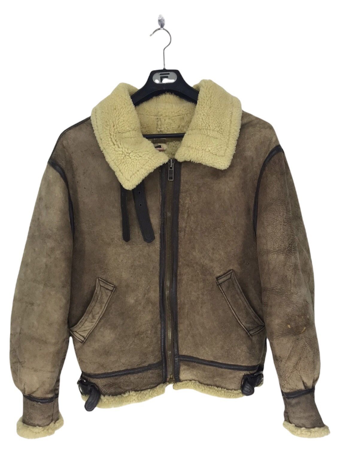 Vintage Vintage B-3 Sheepskins Jacket by Orchard Motorcycle Size US L / EU 52-54 / 3 - 2 Thumbnail