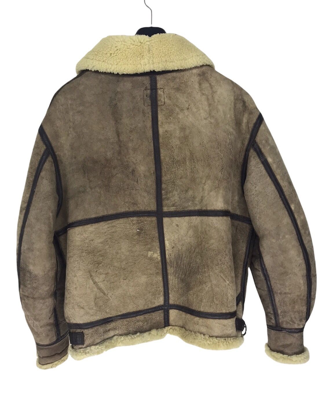 Vintage Vintage B-3 Sheepskins Jacket by Orchard Motorcycle Size US L / EU 52-54 / 3 - 7 Thumbnail