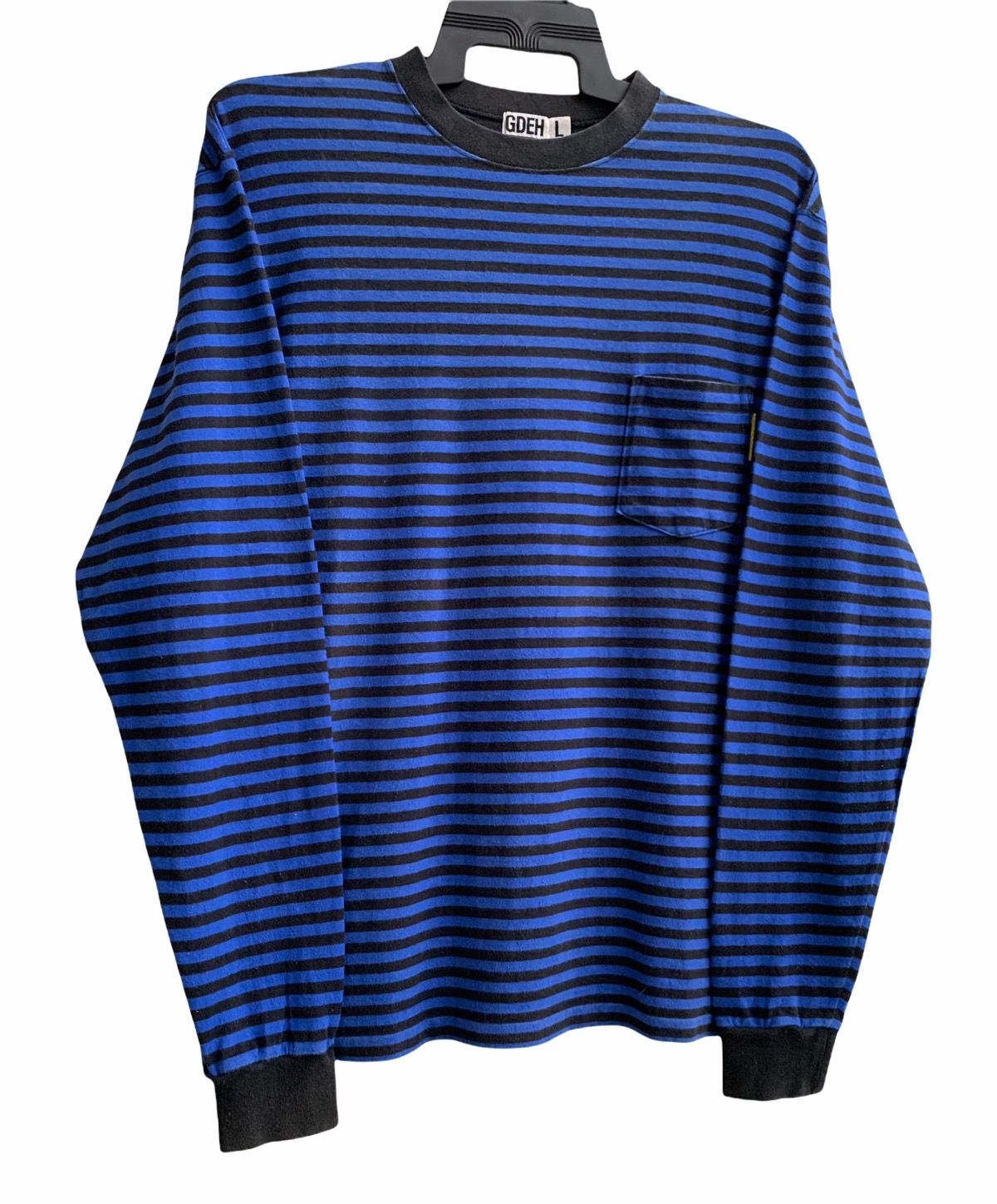 Goodenough Vinateg Good Enough Blue Striped Long Sleeve T-shirts Size US L / EU 52-54 / 3 - 1 Preview