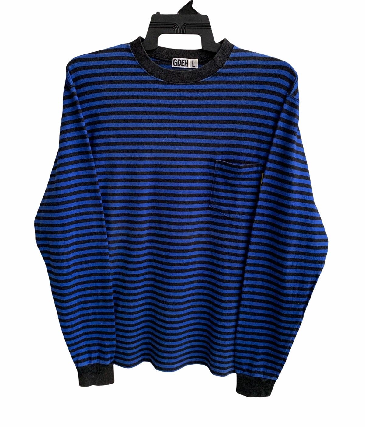 Goodenough Vinateg Good Enough Blue Striped Long Sleeve T-shirts Size US L / EU 52-54 / 3 - 2 Preview