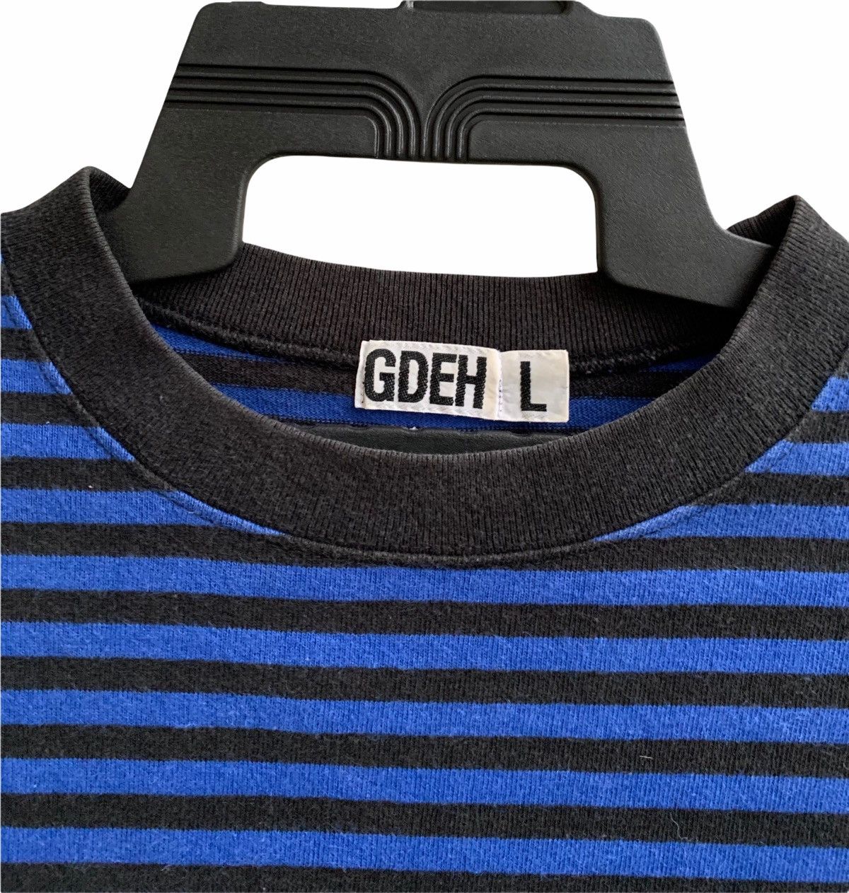 Goodenough Vinateg Good Enough Blue Striped Long Sleeve T-shirts Size US L / EU 52-54 / 3 - 9 Thumbnail