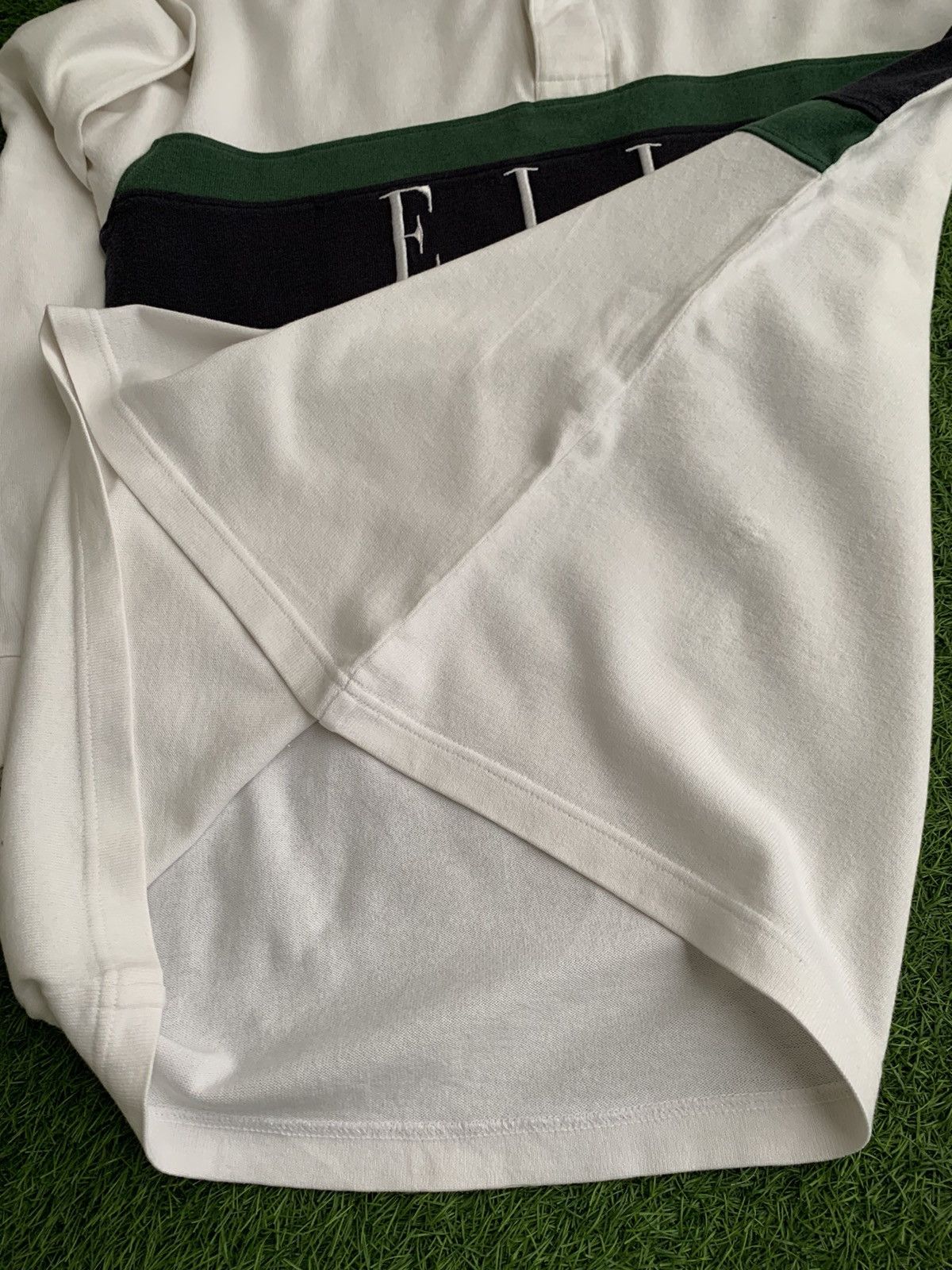 Designer Vintage OG ELLE HOMME Long Sleeve Polos Shirts Size US L / EU 52-54 / 3 - 13 Thumbnail