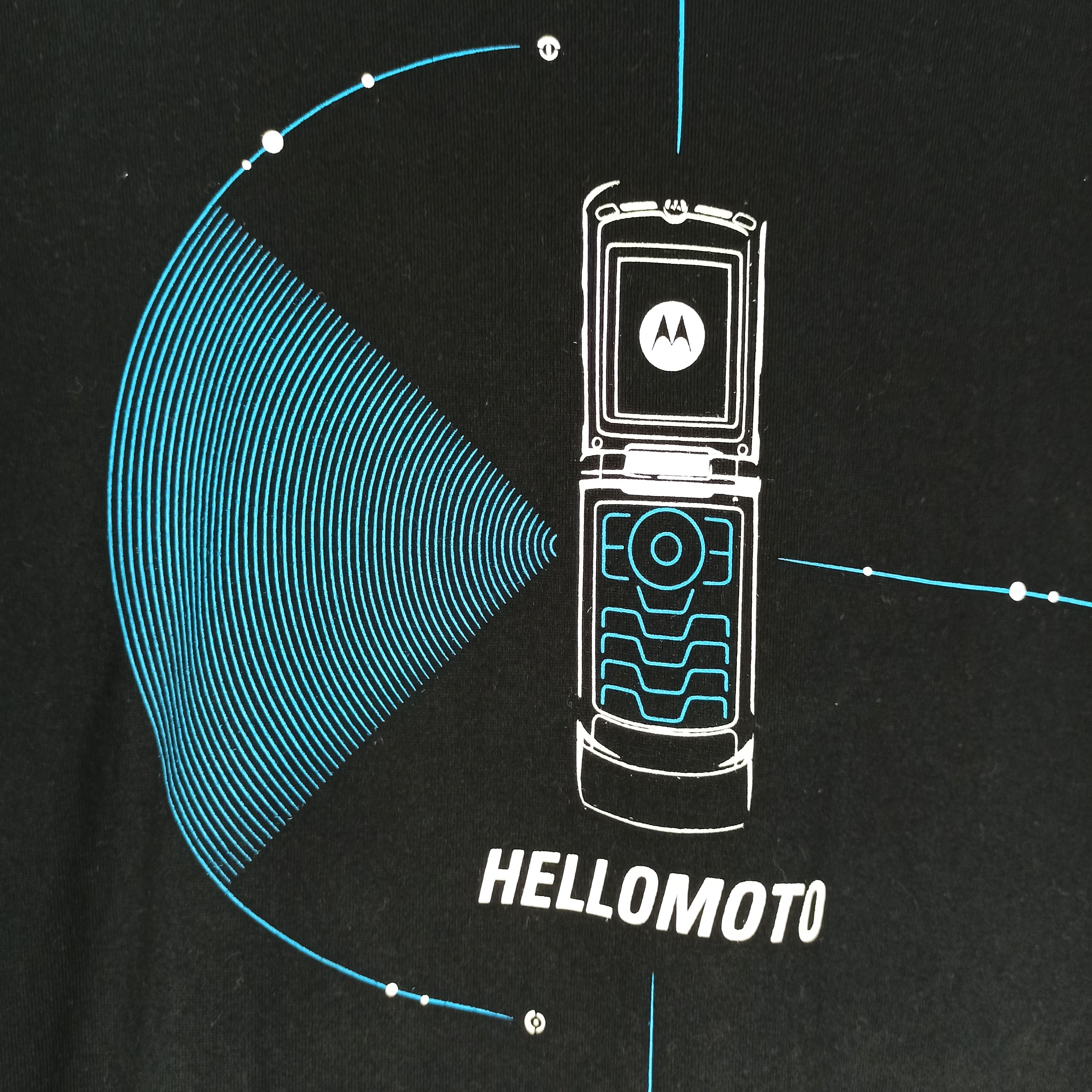Motorola × Uniqlo 🔥RARE🔥 VTG HELLOMOTO by MOTOROLA PROMO TEE🔥 Size US M / EU 48-50 / 2 - 3 Thumbnail