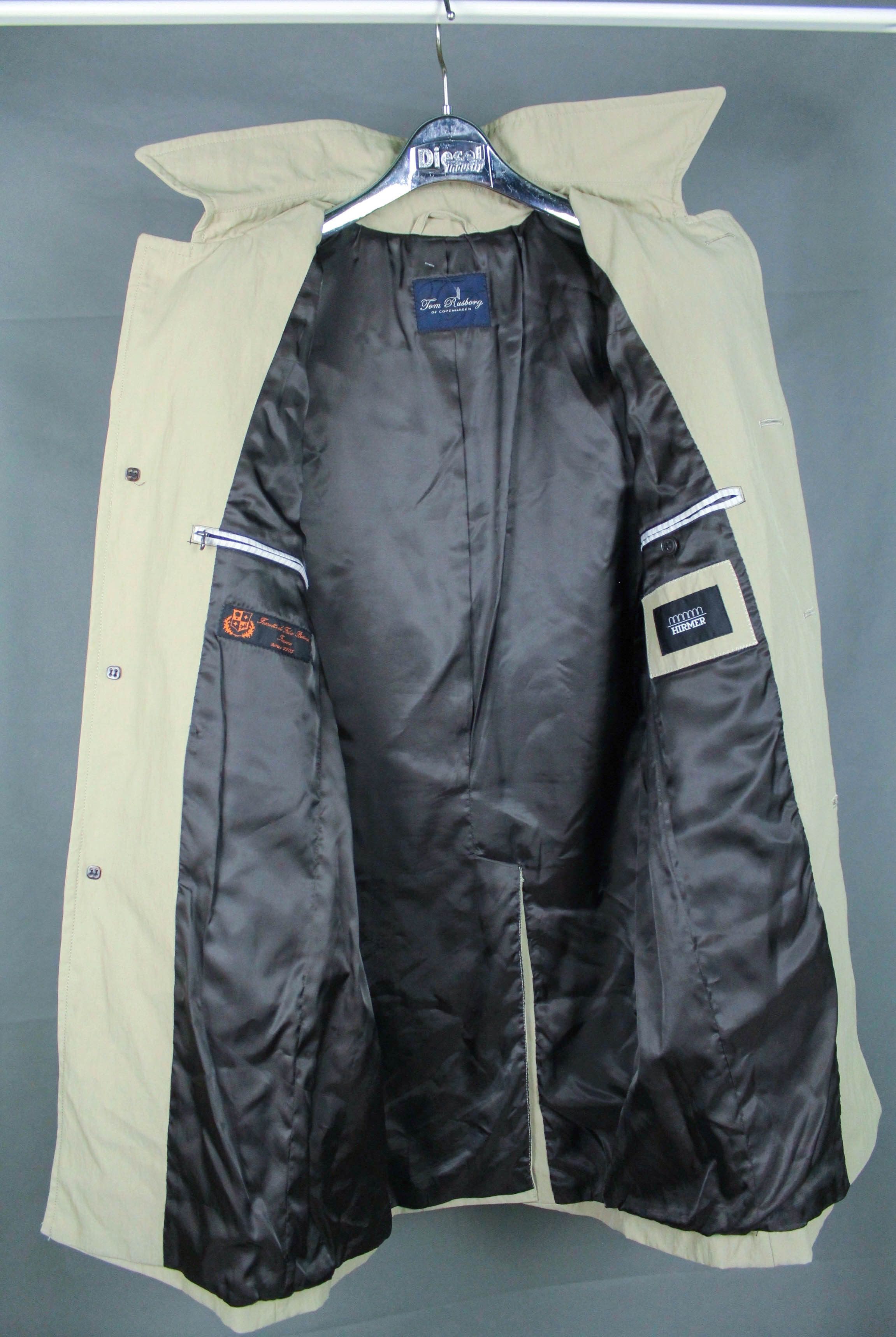 Designer Tom Rusborg of Copenhagen Tessuti Fabio Bertone Coat Jacket Size US S / EU 44-46 / 1 - 8 Thumbnail