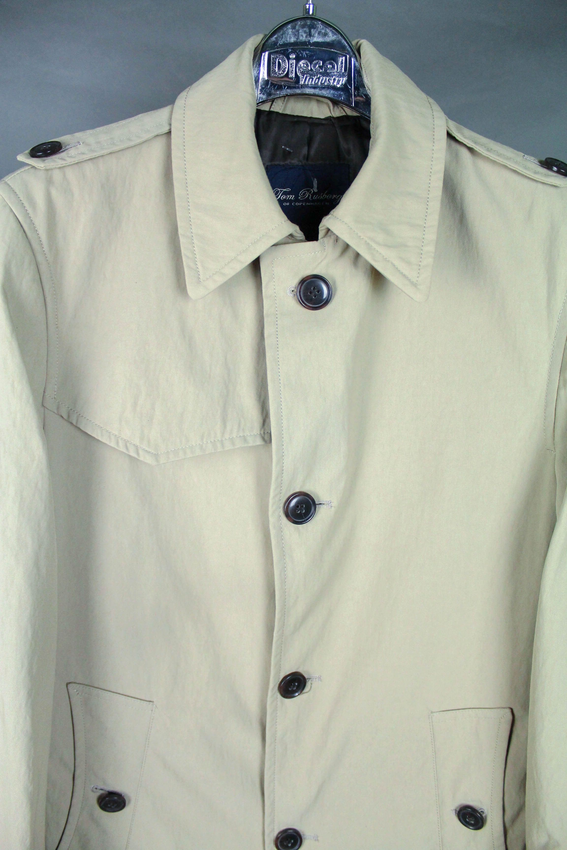 Designer Tom Rusborg of Copenhagen Tessuti Fabio Bertone Coat Jacket Size US S / EU 44-46 / 1 - 5 Thumbnail