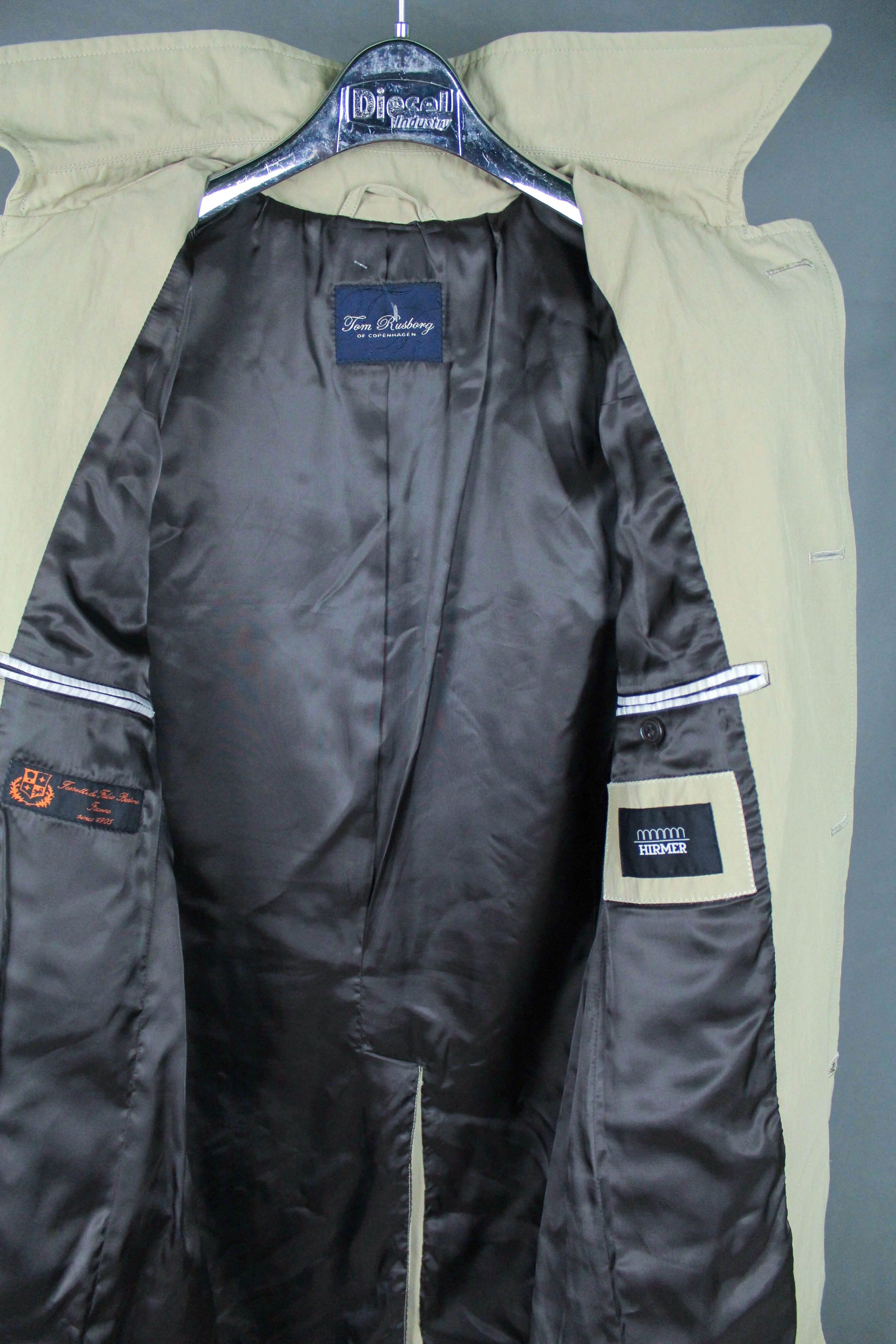 Designer Tom Rusborg of Copenhagen Tessuti Fabio Bertone Coat Jacket Size US S / EU 44-46 / 1 - 9 Thumbnail