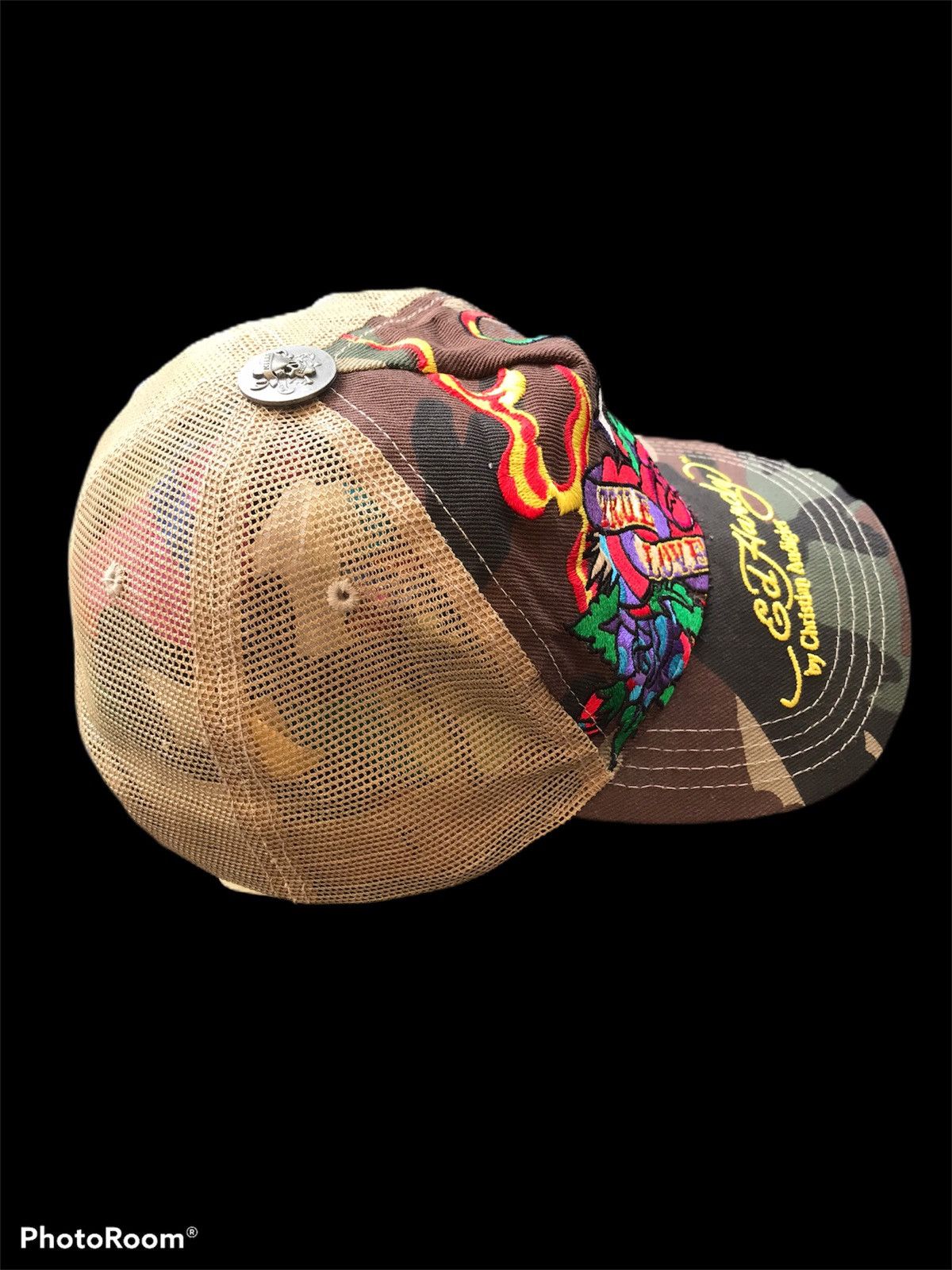 Ed Hardy 🔥Ed Hardy x Mickey Mouse Camo Snapback Cap Size ONE SIZE - 3 Thumbnail
