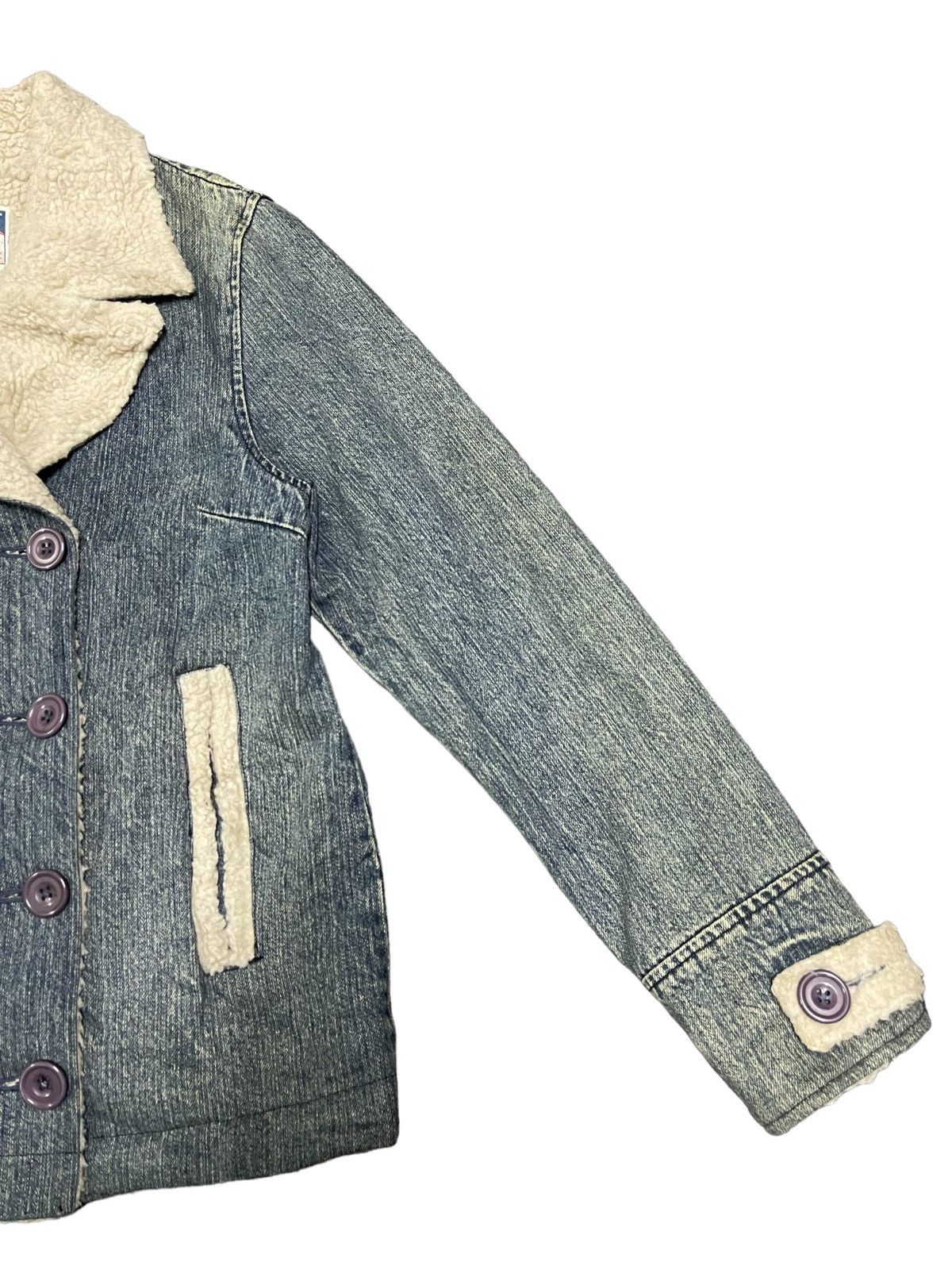 Issey Miyake Vintage Japanese Brand Sherpa Lined Denim Style Jacket Size US M / EU 48-50 / 2 - 8 Thumbnail