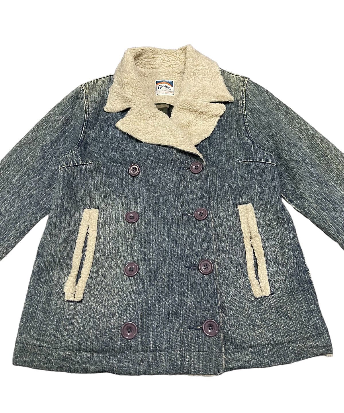 Issey Miyake Vintage Japanese Brand Sherpa Lined Denim Style Jacket Size US M / EU 48-50 / 2 - 5 Thumbnail