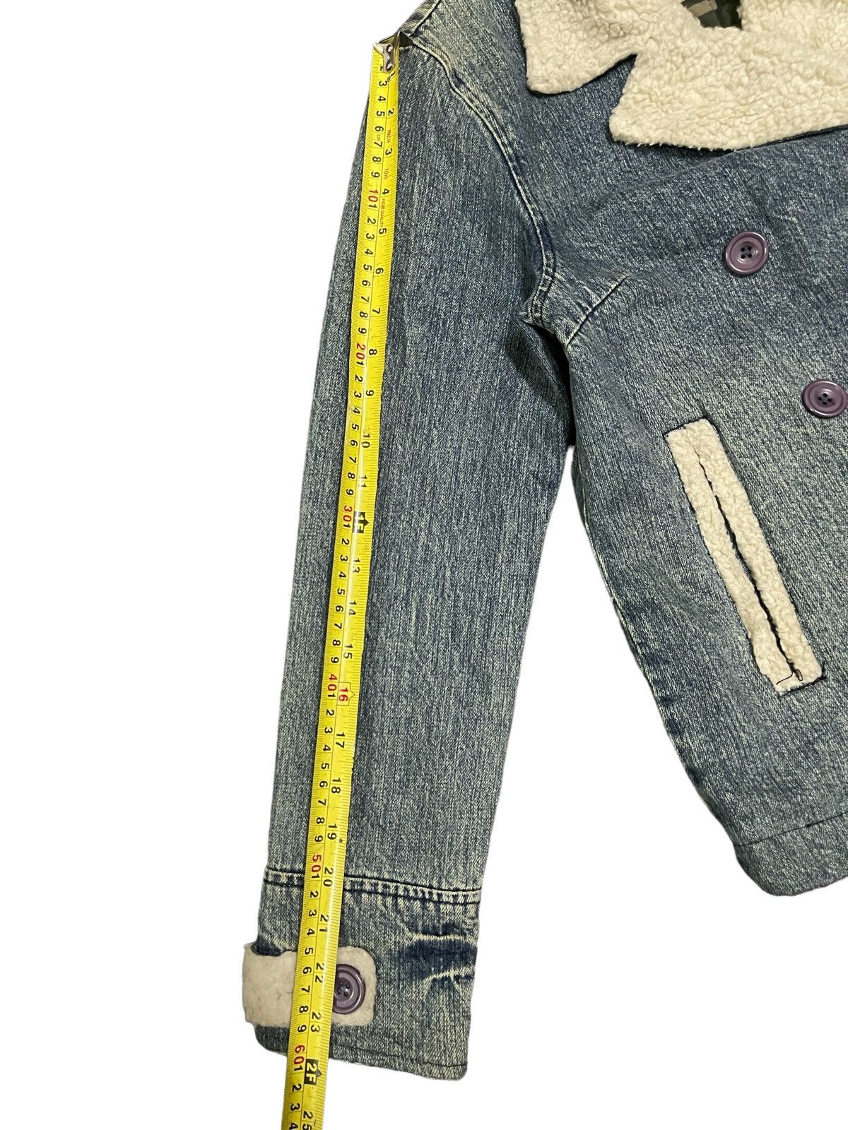 Issey Miyake Vintage Japanese Brand Sherpa Lined Denim Style Jacket Size US M / EU 48-50 / 2 - 13 Thumbnail