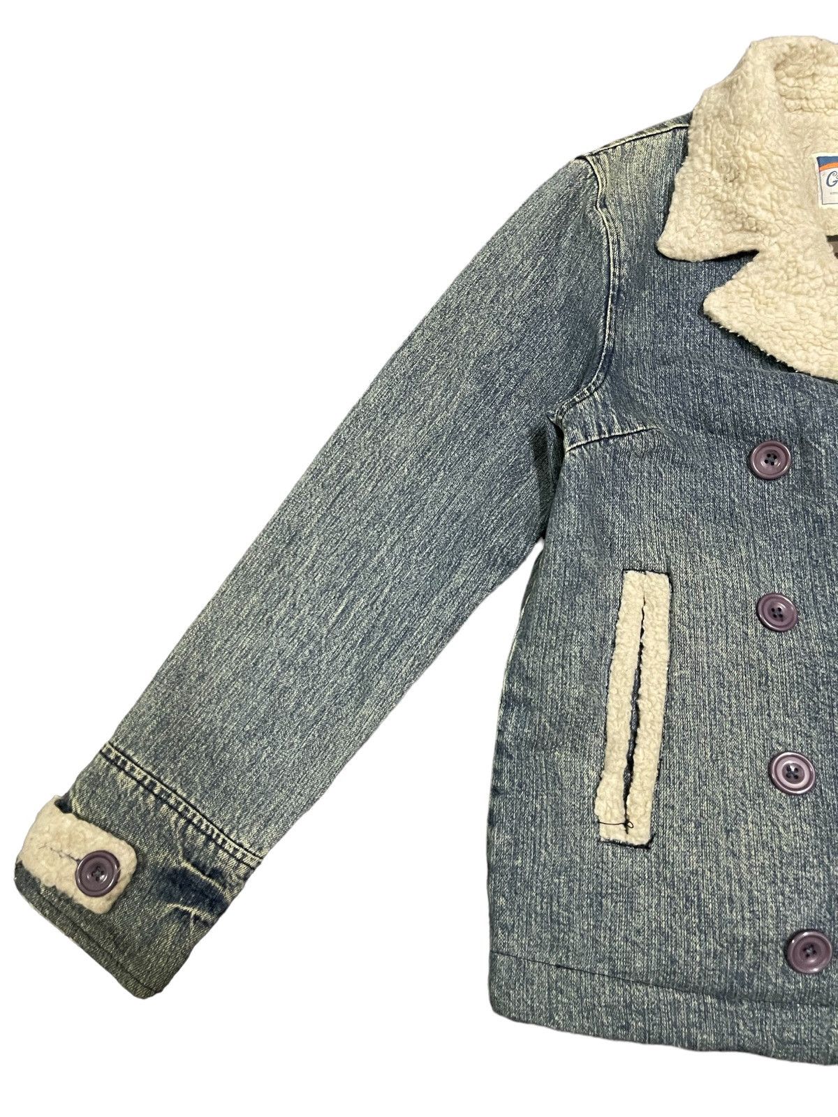Issey Miyake Vintage Japanese Brand Sherpa Lined Denim Style Jacket Size US M / EU 48-50 / 2 - 7 Thumbnail