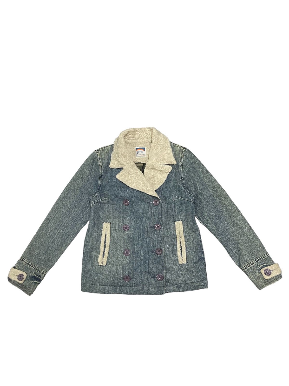 Issey Miyake Vintage Japanese Brand Sherpa Lined Denim Style Jacket Size US M / EU 48-50 / 2 - 1 Thumbnail