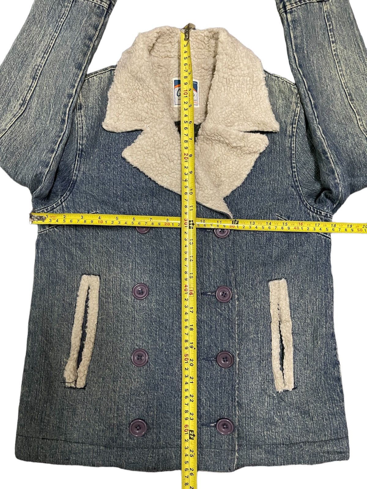 Issey Miyake Vintage Japanese Brand Sherpa Lined Denim Style Jacket Size US M / EU 48-50 / 2 - 12 Thumbnail