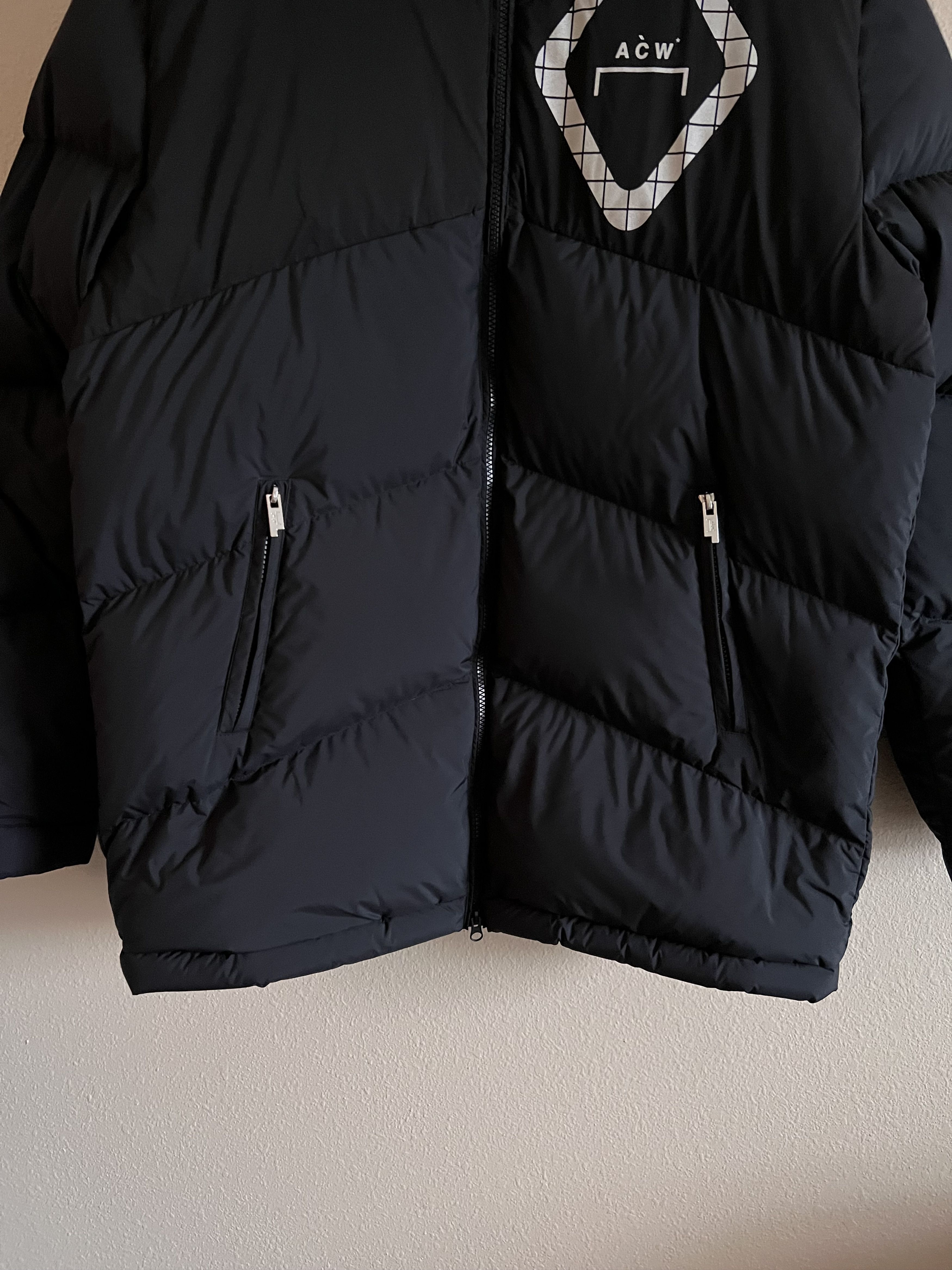A-COLD-WALL* A Cold Wall Woven Panelled Down Jacket in Black Size US XL / EU 56 / 4 - 4 Thumbnail