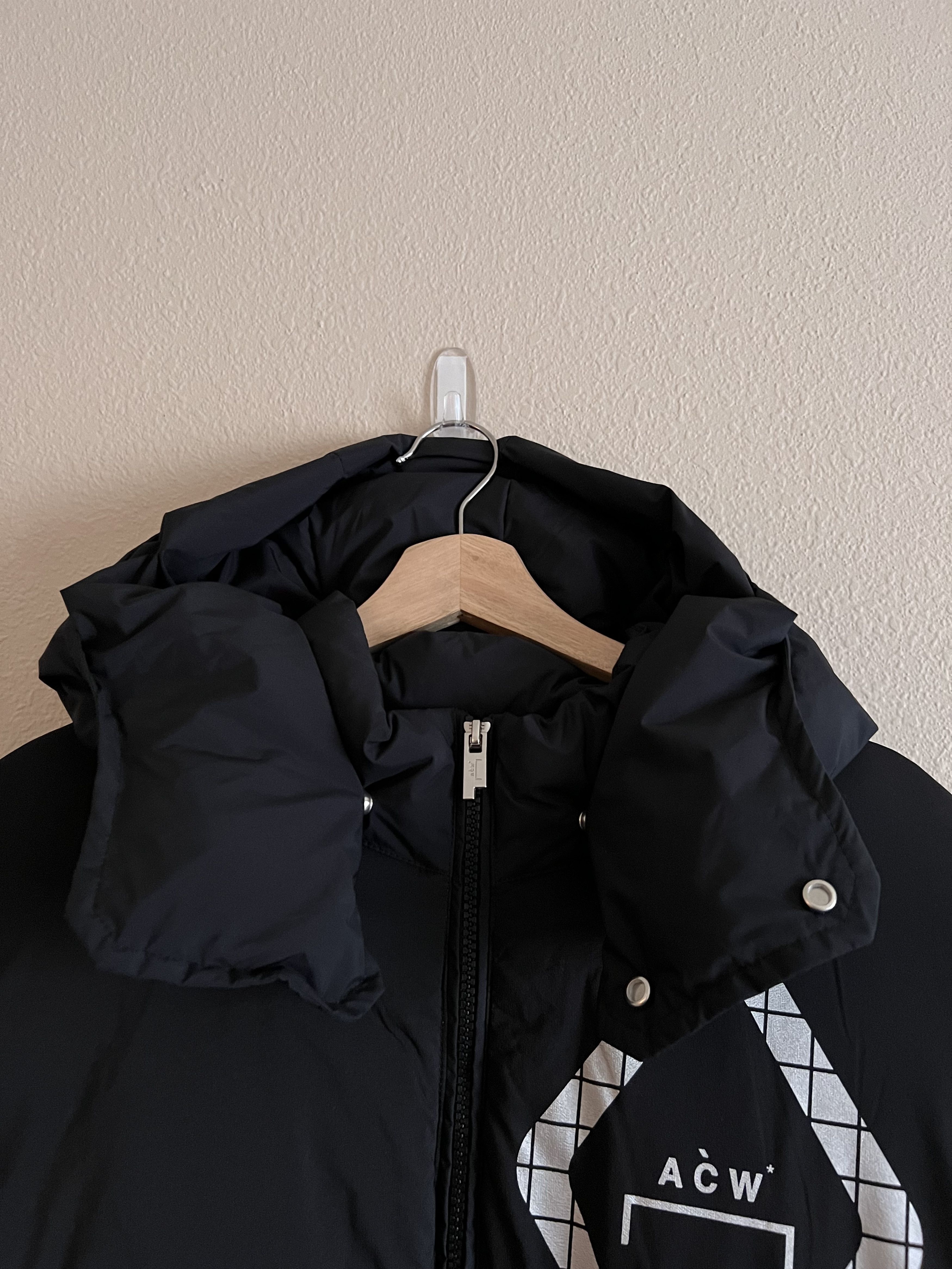 A-COLD-WALL* A Cold Wall Woven Panelled Down Jacket in Black Size US XL / EU 56 / 4 - 2 Thumbnail