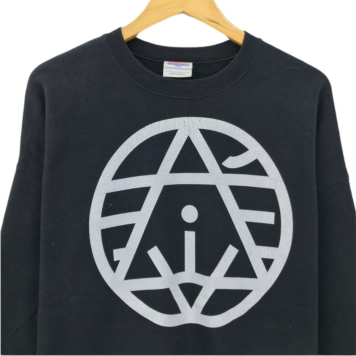 Japanese Brand × Vintage Vintage Hanes Sweatshirt Biglogo KyleTree Jumper Pullover Size US L / EU 52-54 / 3 - 3 Thumbnail
