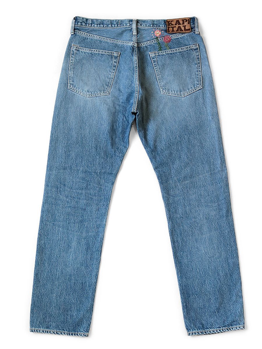 Kapital Kapital Monkey Cisco 14oz Happy Needle Remake Denim Size US 32 / EU 48 - 2 Thumbnail