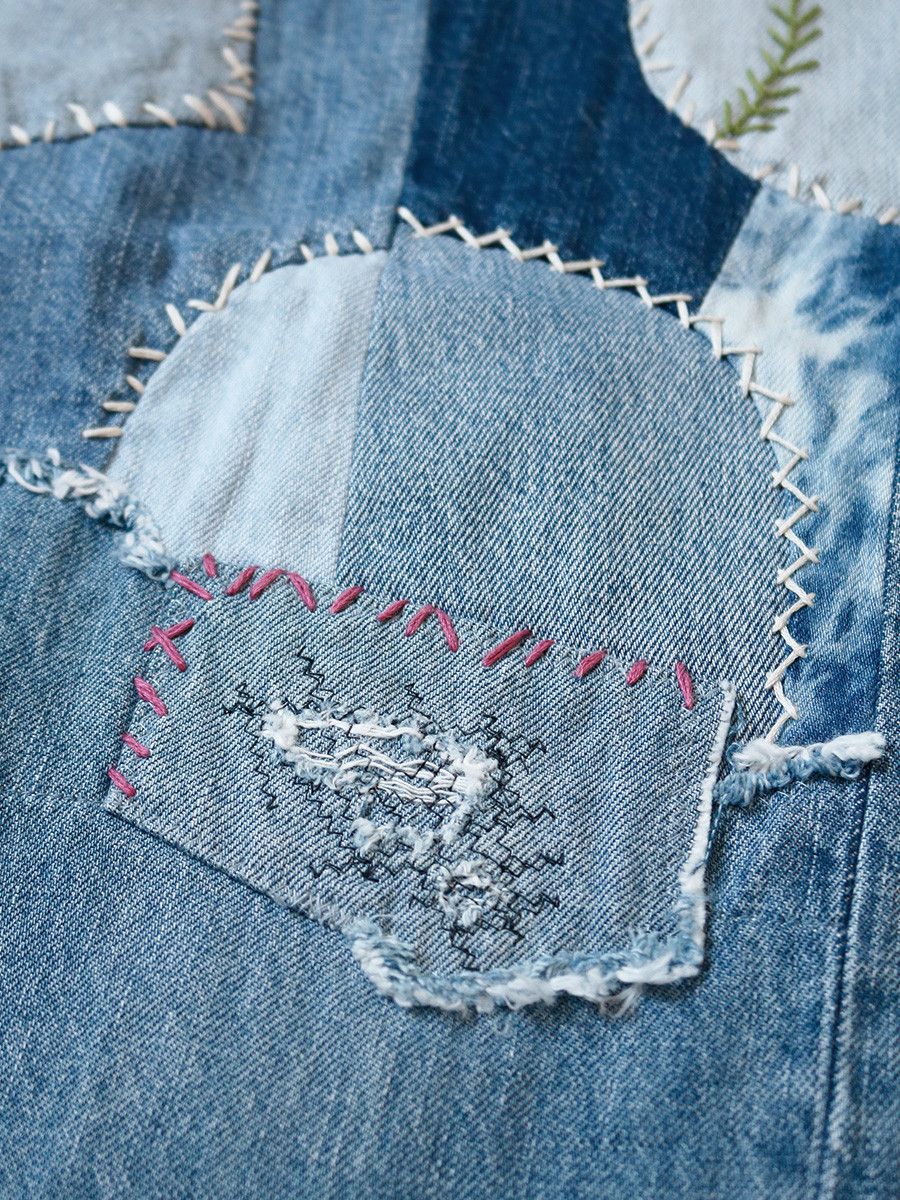 Kapital Kapital Monkey Cisco 14oz Happy Needle Remake Denim Size US 32 / EU 48 - 7 Thumbnail