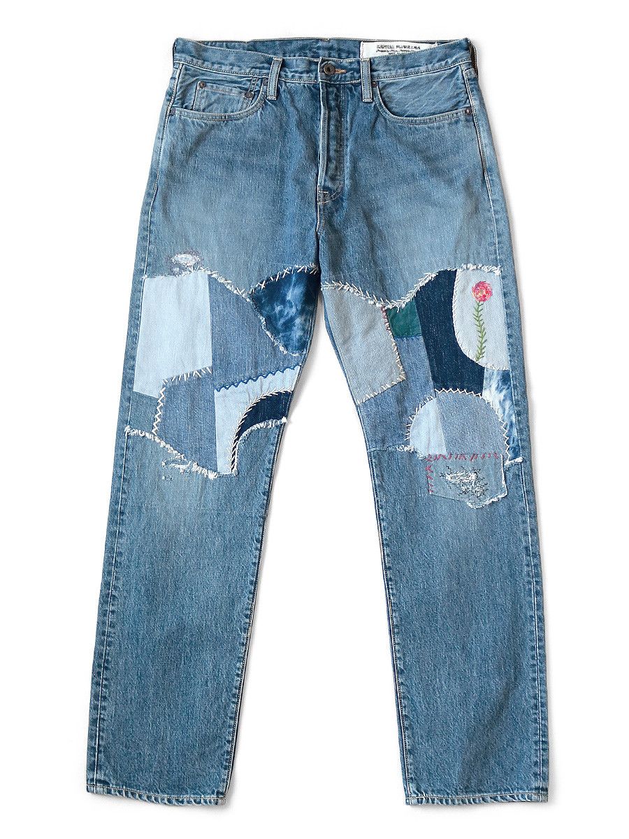 Kapital Kapital Monkey Cisco 14oz Happy Needle Remake Denim Size US 32 / EU 48 - 1 Thumbnail