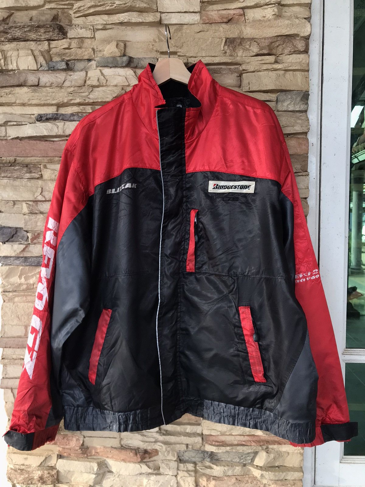 Vintage Vtg Bridgestone Blizzak Revo Gz Light Racing Jacket Size US XL / EU 56 / 4 - 1 Thumbnail