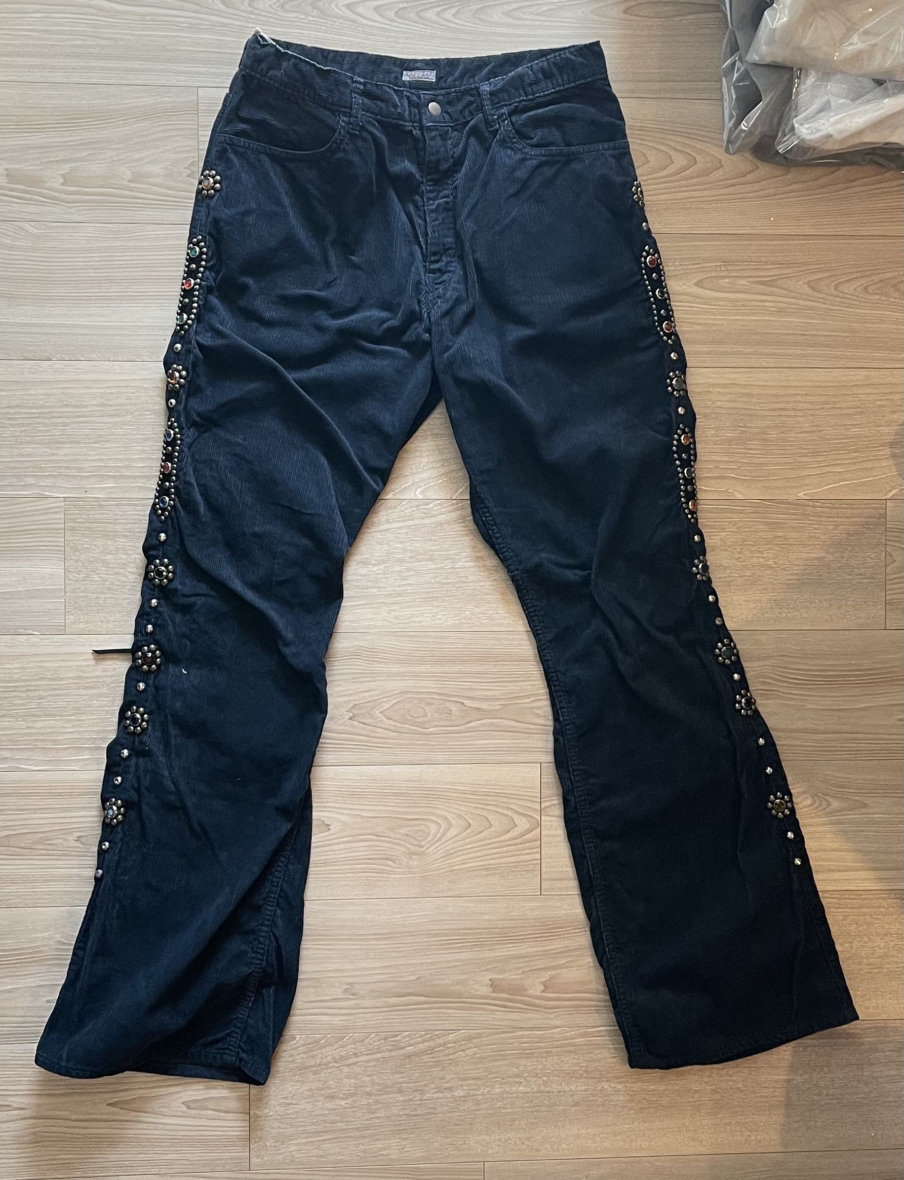 Kapital Kapital Gem Studded Corduroy Pants Size US 32 / EU 48 - 2 Thumbnail