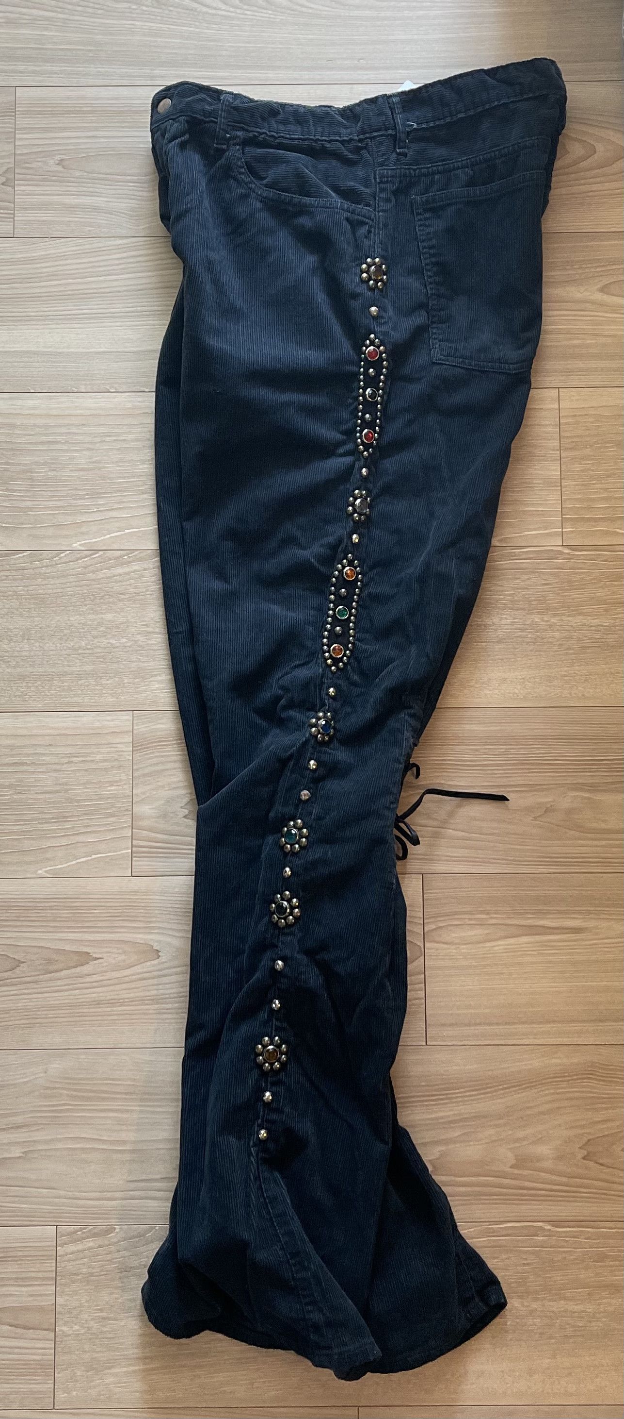 Kapital Gem Studded Corduroy Pants