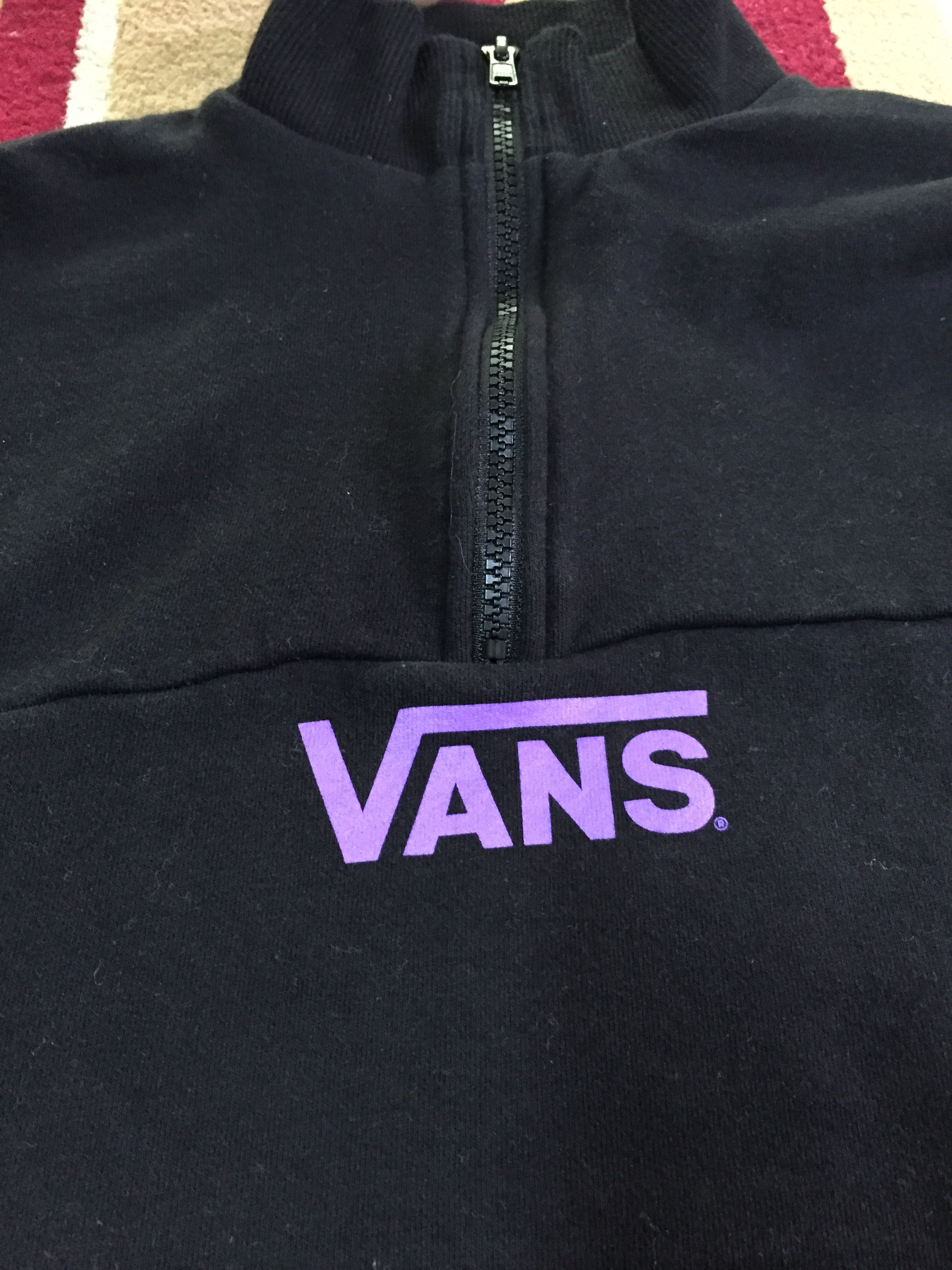 Vans embordered purple rose fire flame Size US S / EU 44-46 / 1 - 4 Thumbnail