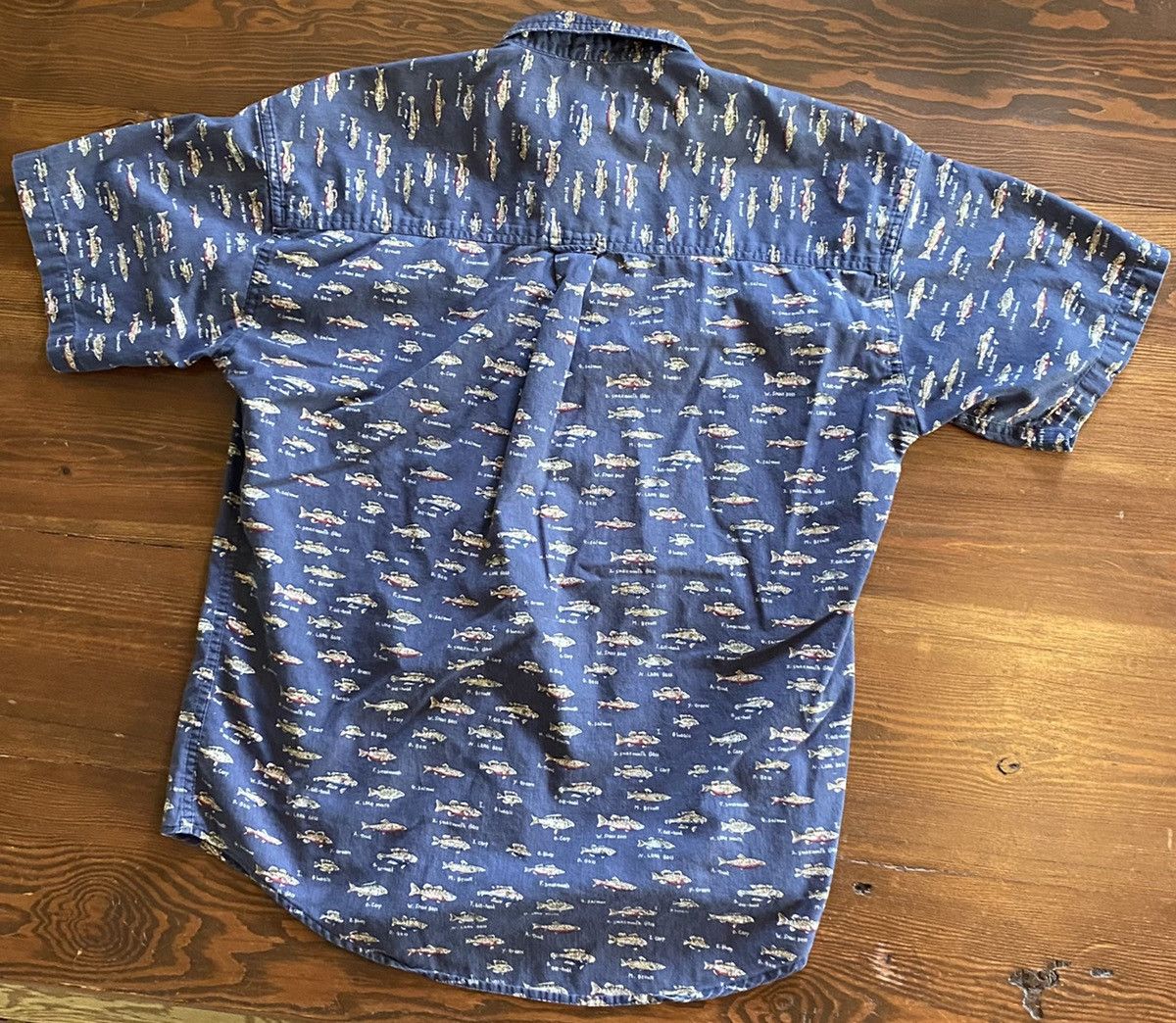 Chaps Ralph Lauren Vintage 90’s Chaps Ralph Lauren Fish All Over Button Up Size US M / EU 48-50 / 2 - 8 Thumbnail