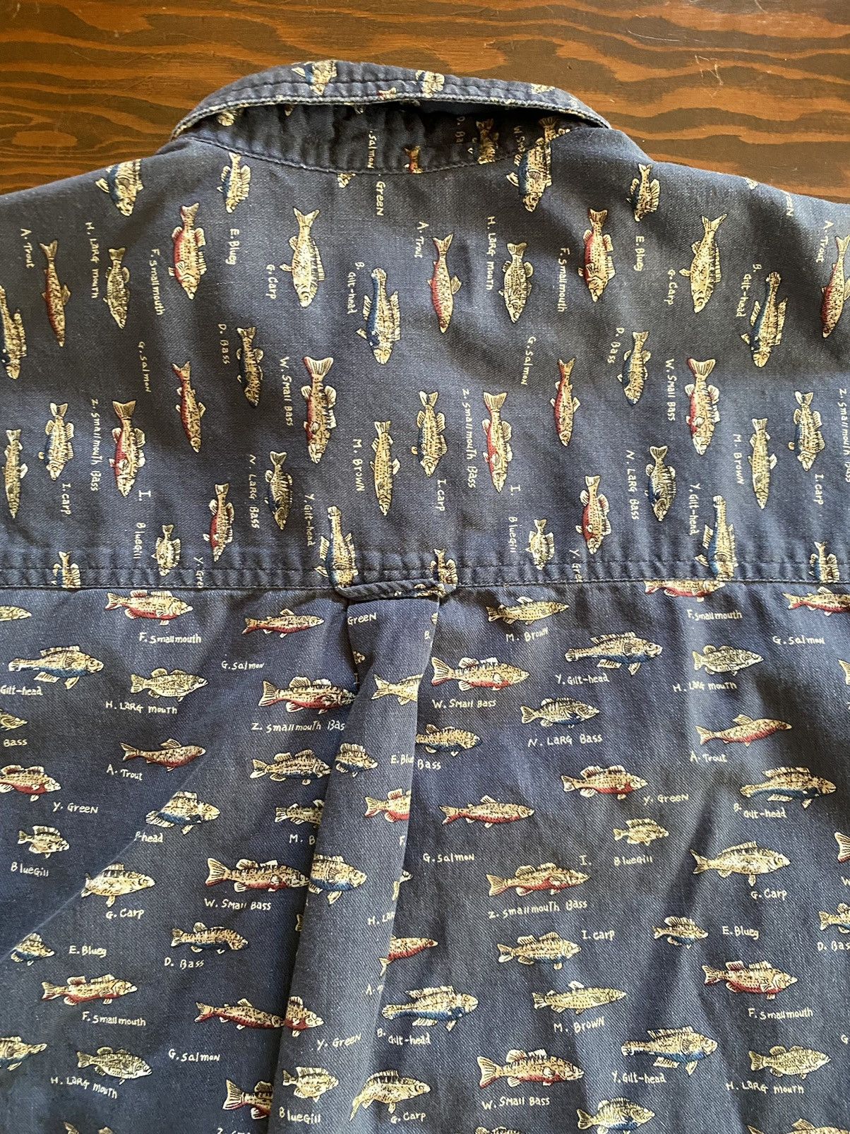 Chaps Ralph Lauren Vintage 90’s Chaps Ralph Lauren Fish All Over Button Up Size US M / EU 48-50 / 2 - 9 Thumbnail