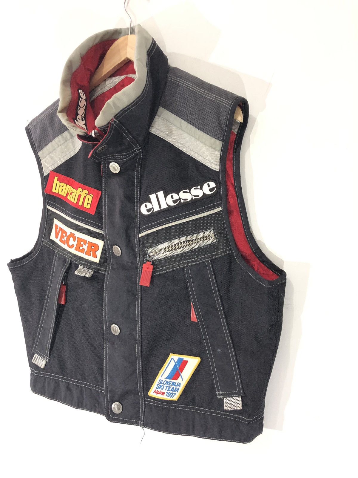 Ellesse Ellese Slovedija Alphine Ski Team Reversible Size US M / EU 48-50 / 2 - 6 Thumbnail