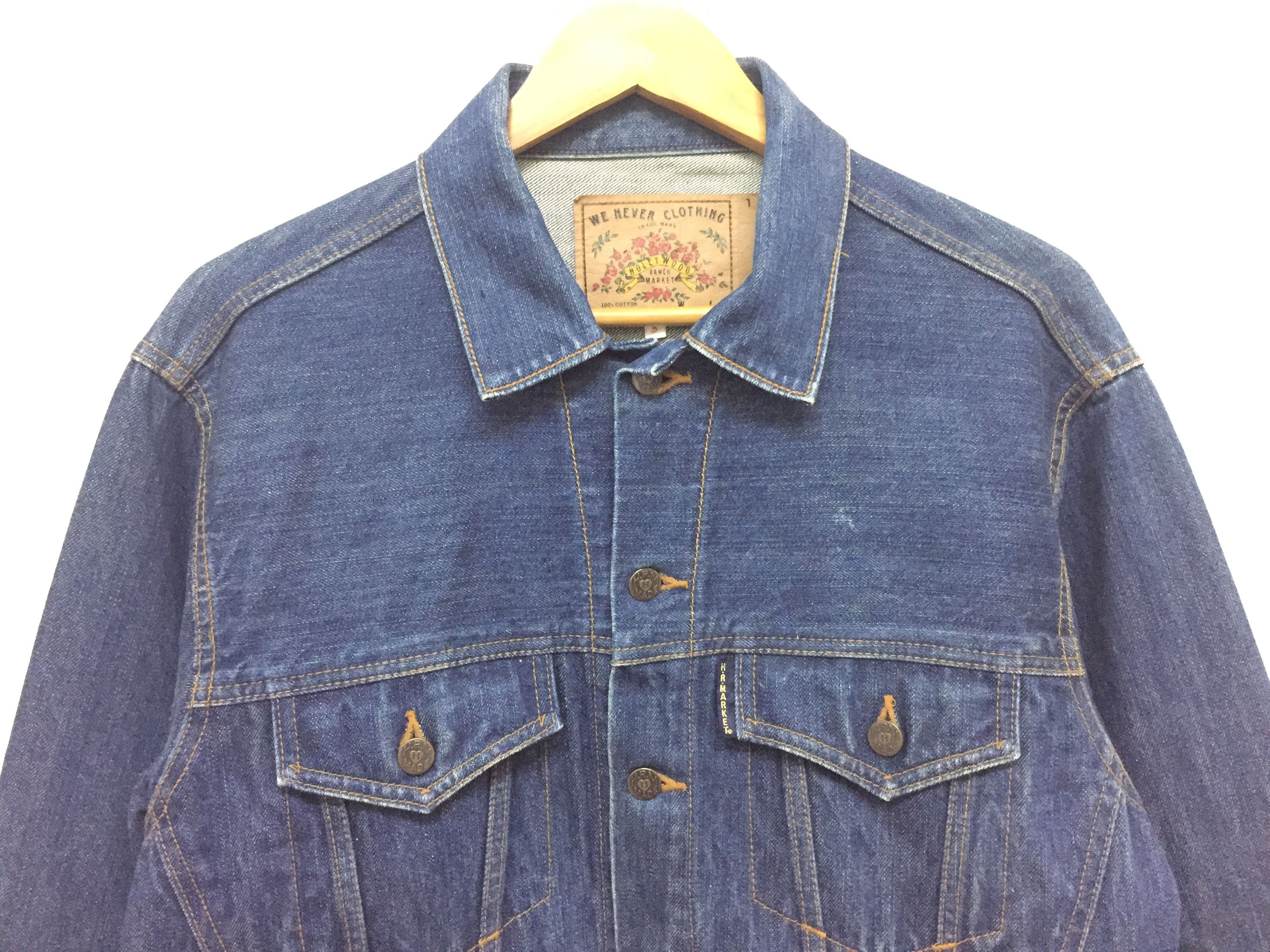 Blue Blue Japan Blue Blue Japan HR MARKET Indigo trucker jacket Size US M / EU 48-50 / 2 - 4 Thumbnail