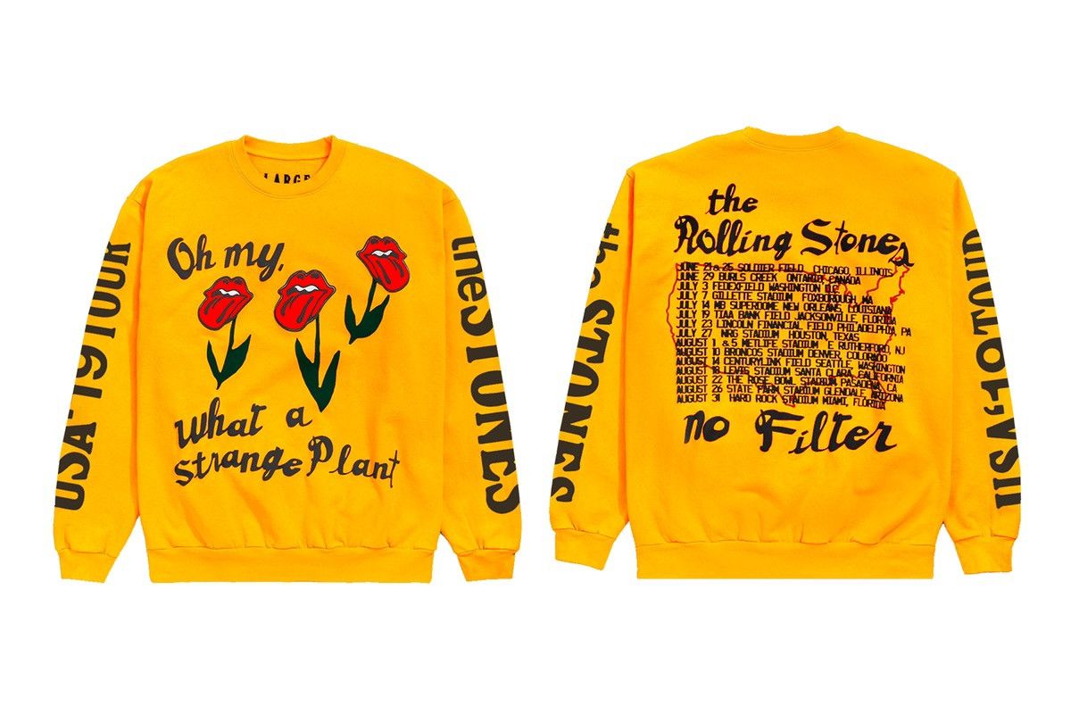 Cactus Plant Flea Market × The Rolling Stones CPFM The Rolling Stones No Filter Strange Plant Crewneck Size US L / EU 52-54 / 3 - 2 Thumbnail